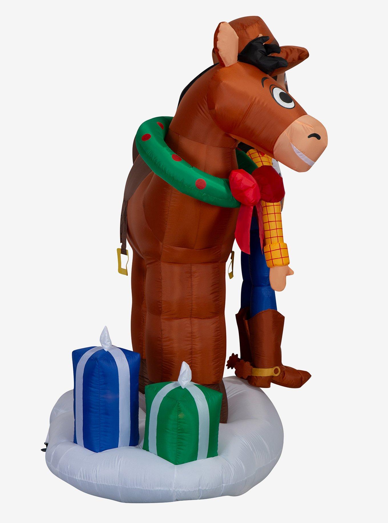 Disney Pixar Toy Story Woody and Bullseye with Presents Airblown, , alternate - view 3