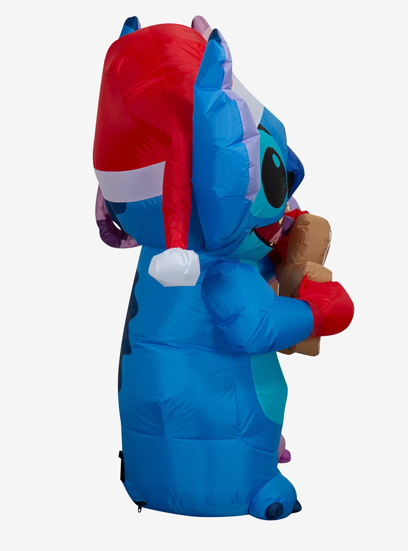 Disney Lilo & Stitch and Angel Eating Gingerbread Cookies Airblown, , alternate - view 3