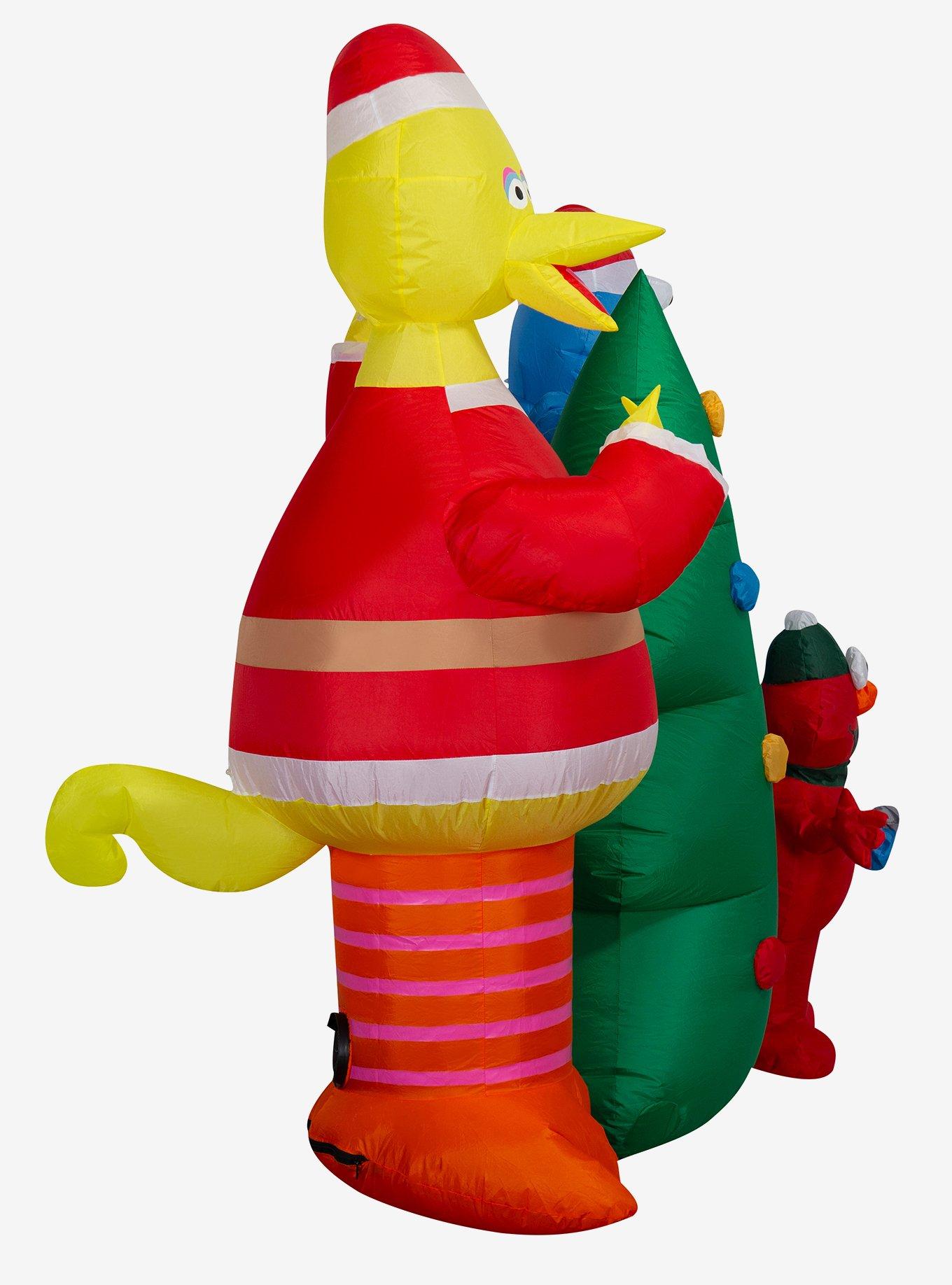 Sesame Street Elmo Big Bird Cookie Monster Scene Airblown, , alternate - view 3