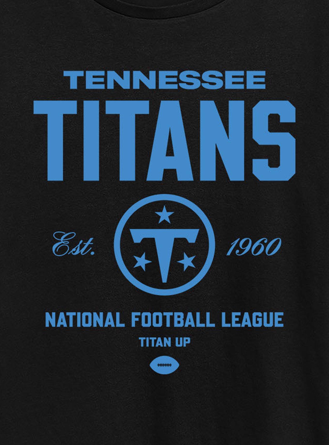 NFL Tennessee Titans Bold League Womens T-Shirt, BLACK, alternate - view 2