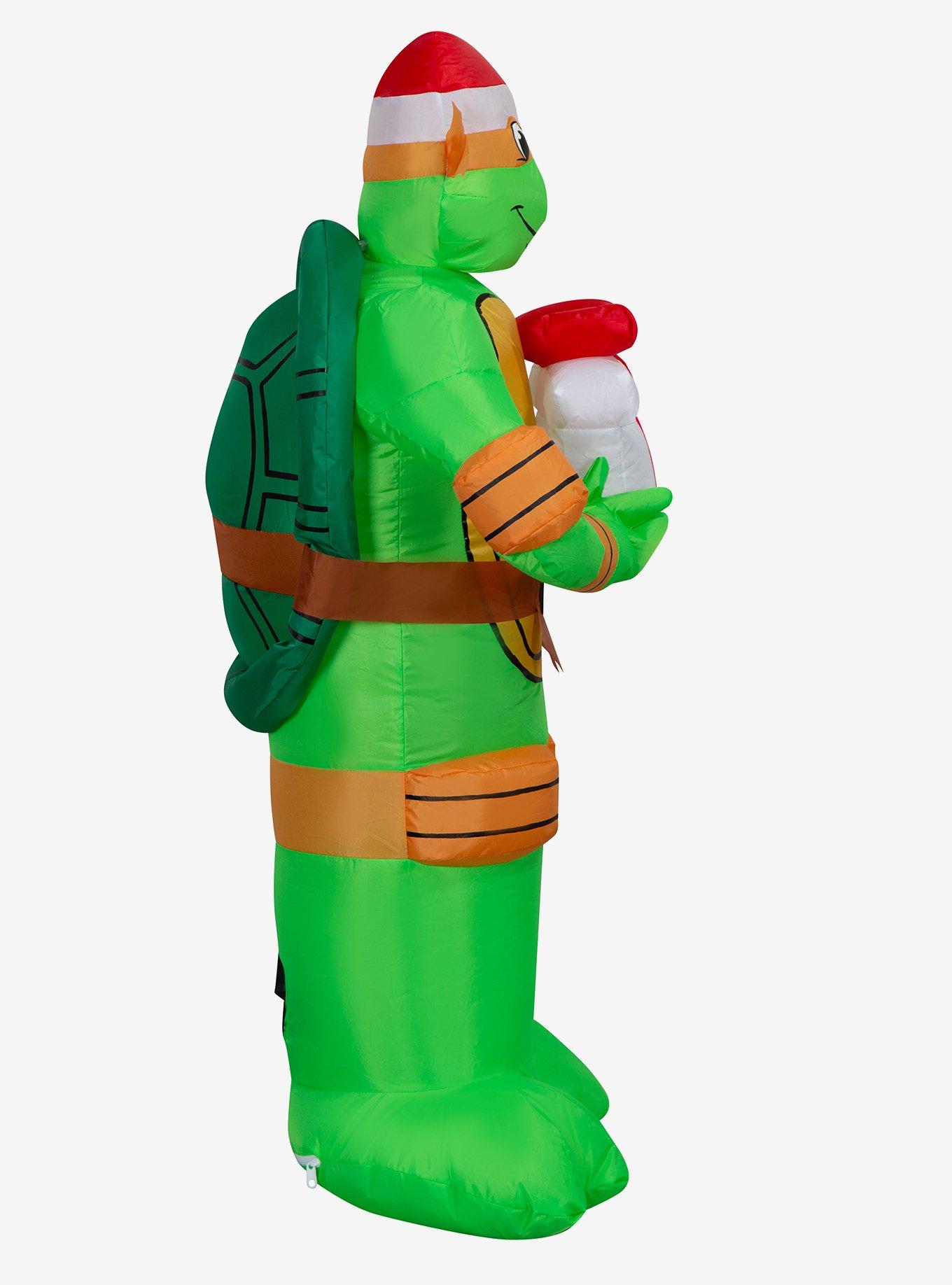 Teenage Mutant Ninja Turtles Classic Michaelangelo with Present Airblown, , alternate - view 3