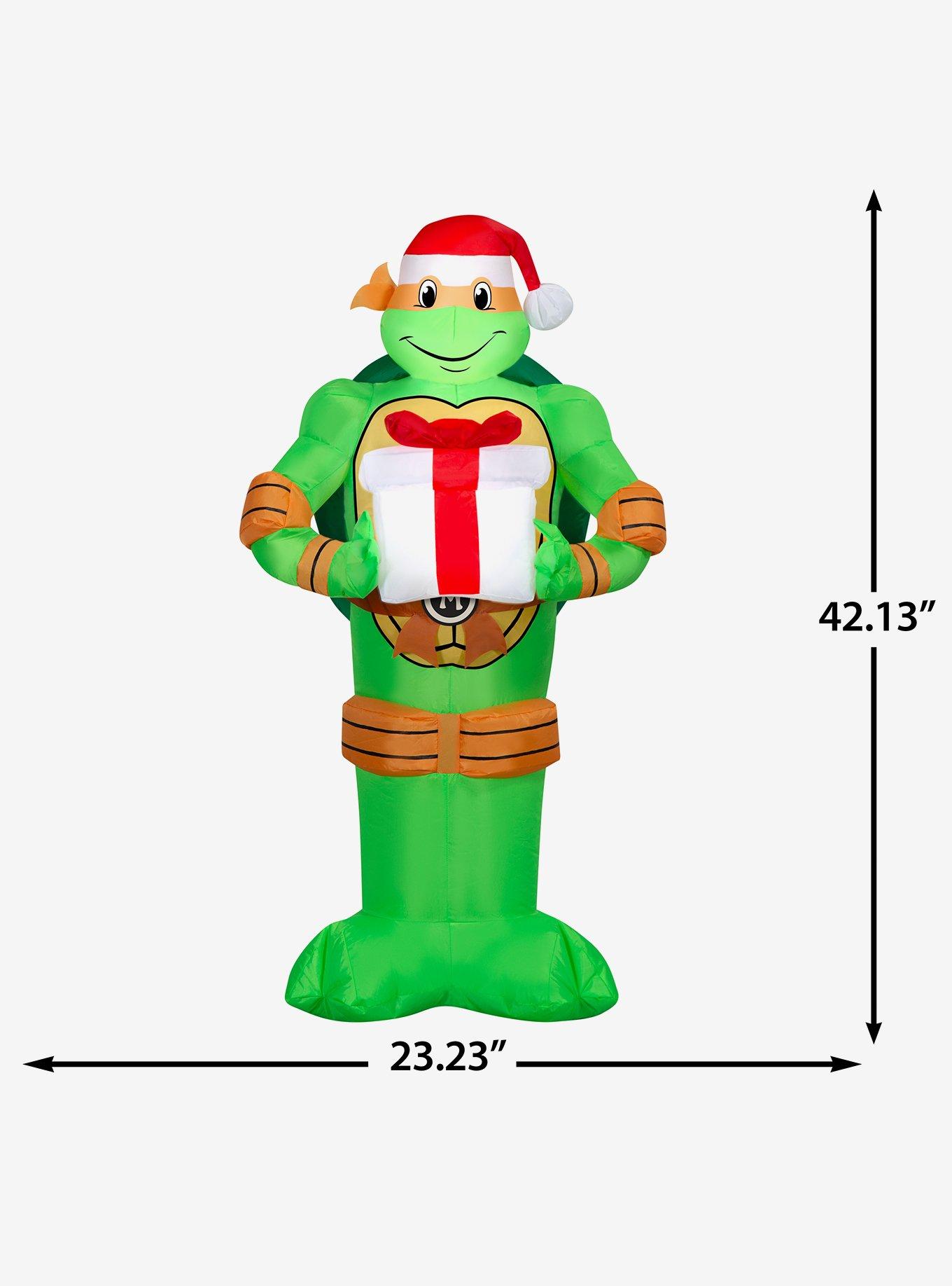 Teenage Mutant Ninja Turtles Classic Michaelangelo with Present Airblown, , alternate - view 6
