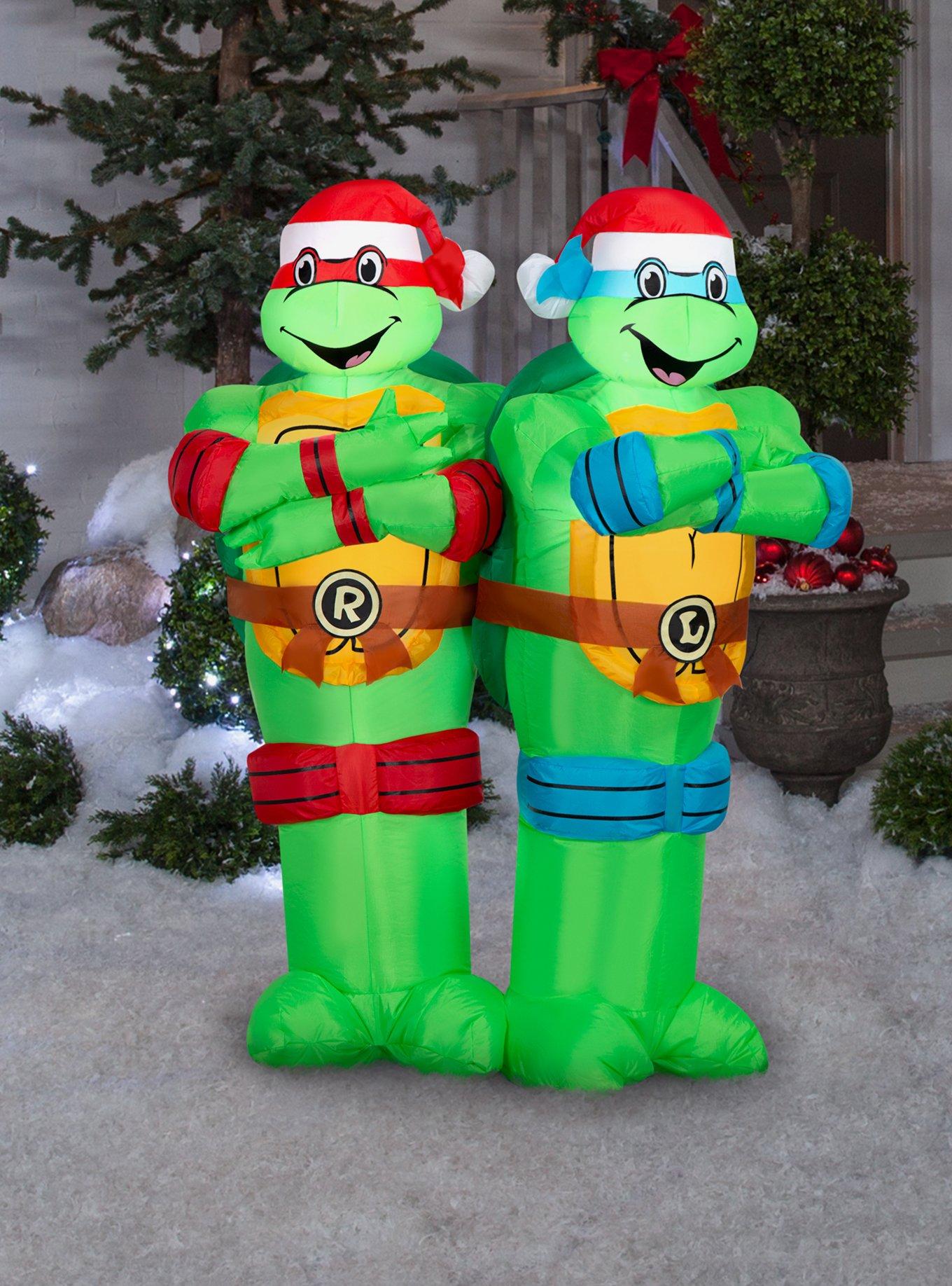 Teenage Mutant Ninja Turtles Leonardo & Raphael Airblown, , alternate - view 2