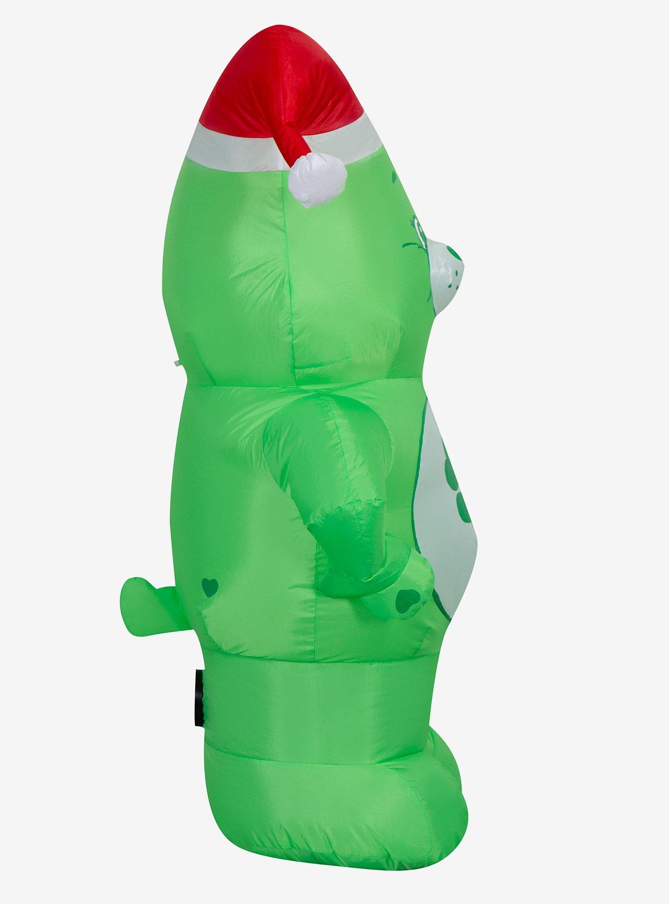 Care Bears Good Luck in Santa Hat with Candy Cane Airblown, , alternate - view 3