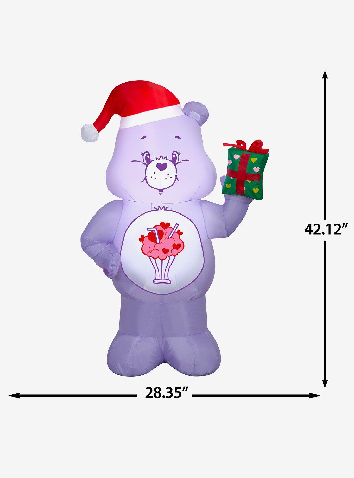 Care Bears Share in Santa Hat with Present Airblown, , alternate - view 6
