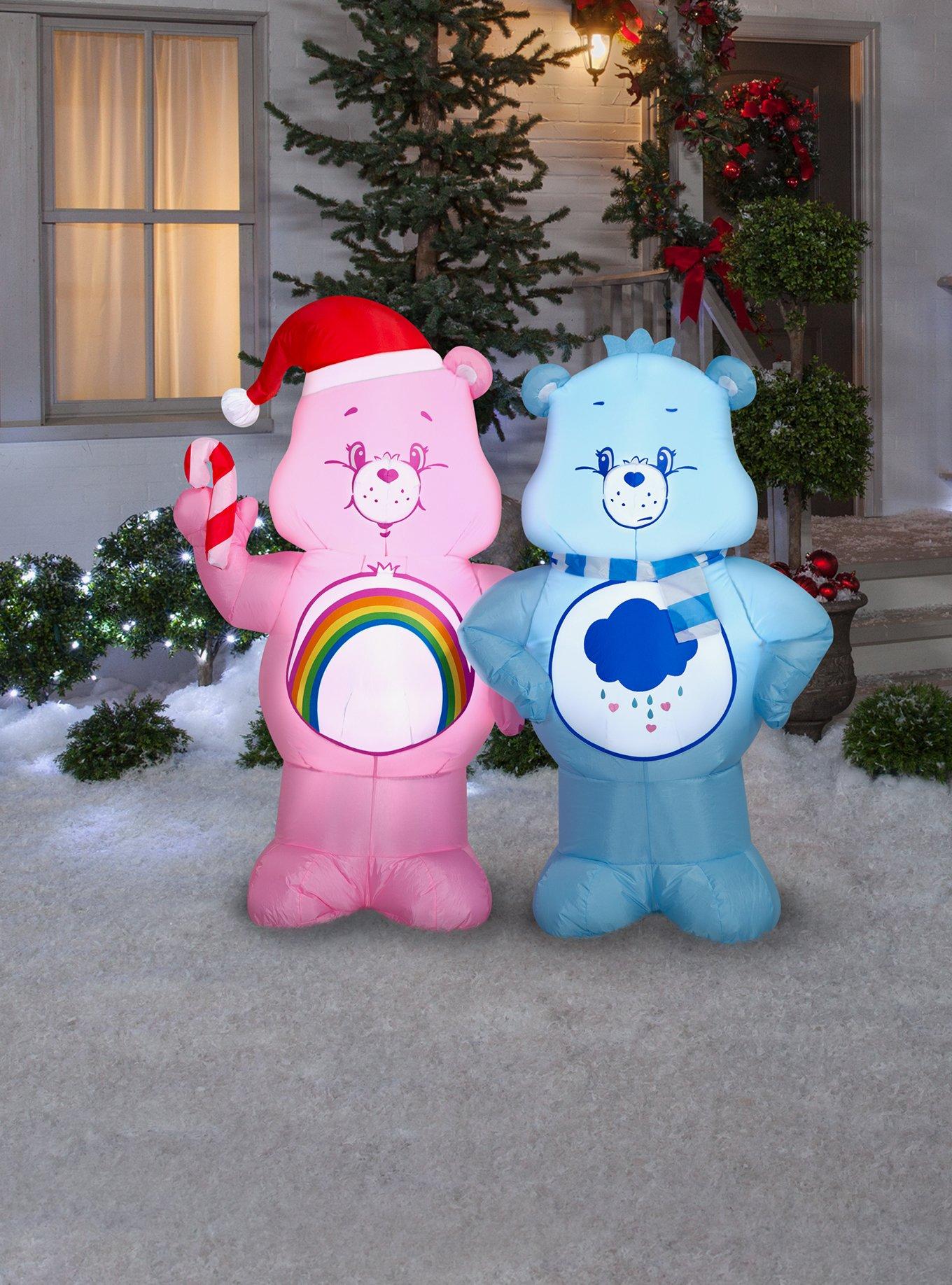 Care Bears Cheer and Grumpy with Candy Cane Airblown, , alternate - view 2