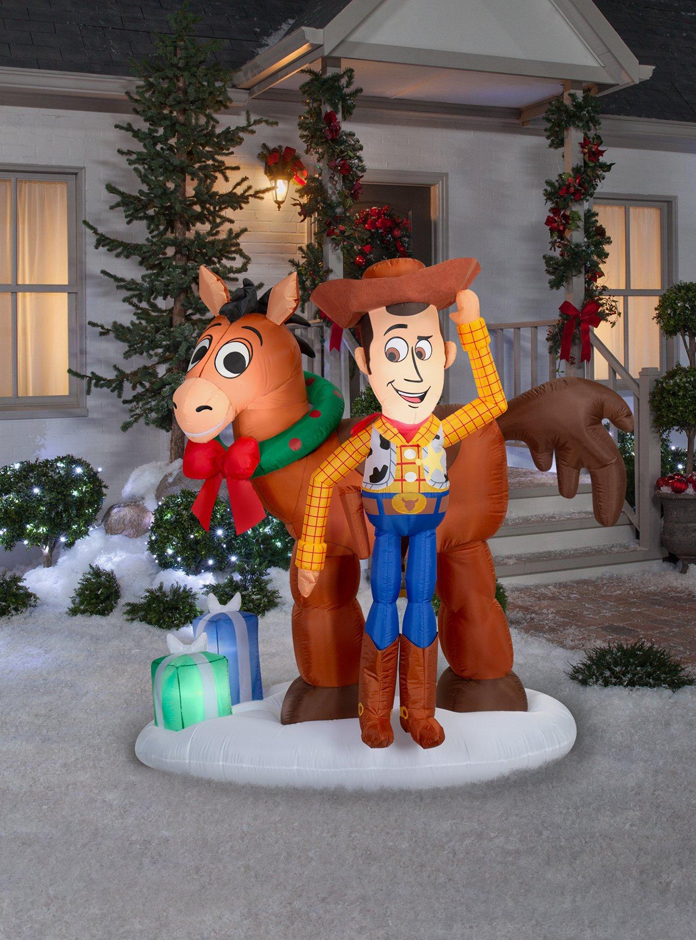 Disney Pixar Toy Story Woody and Bullseye with Presents Airblown, , alternate - view 2
