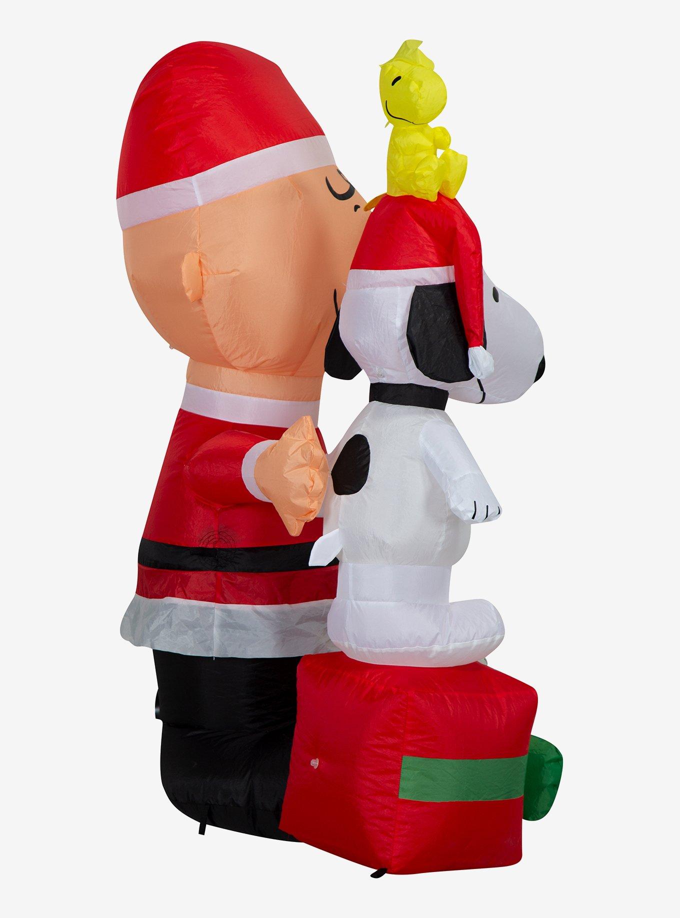 Peanuts Charlie Brown with Snoopy and Woodstock Airblown, , alternate - view 3