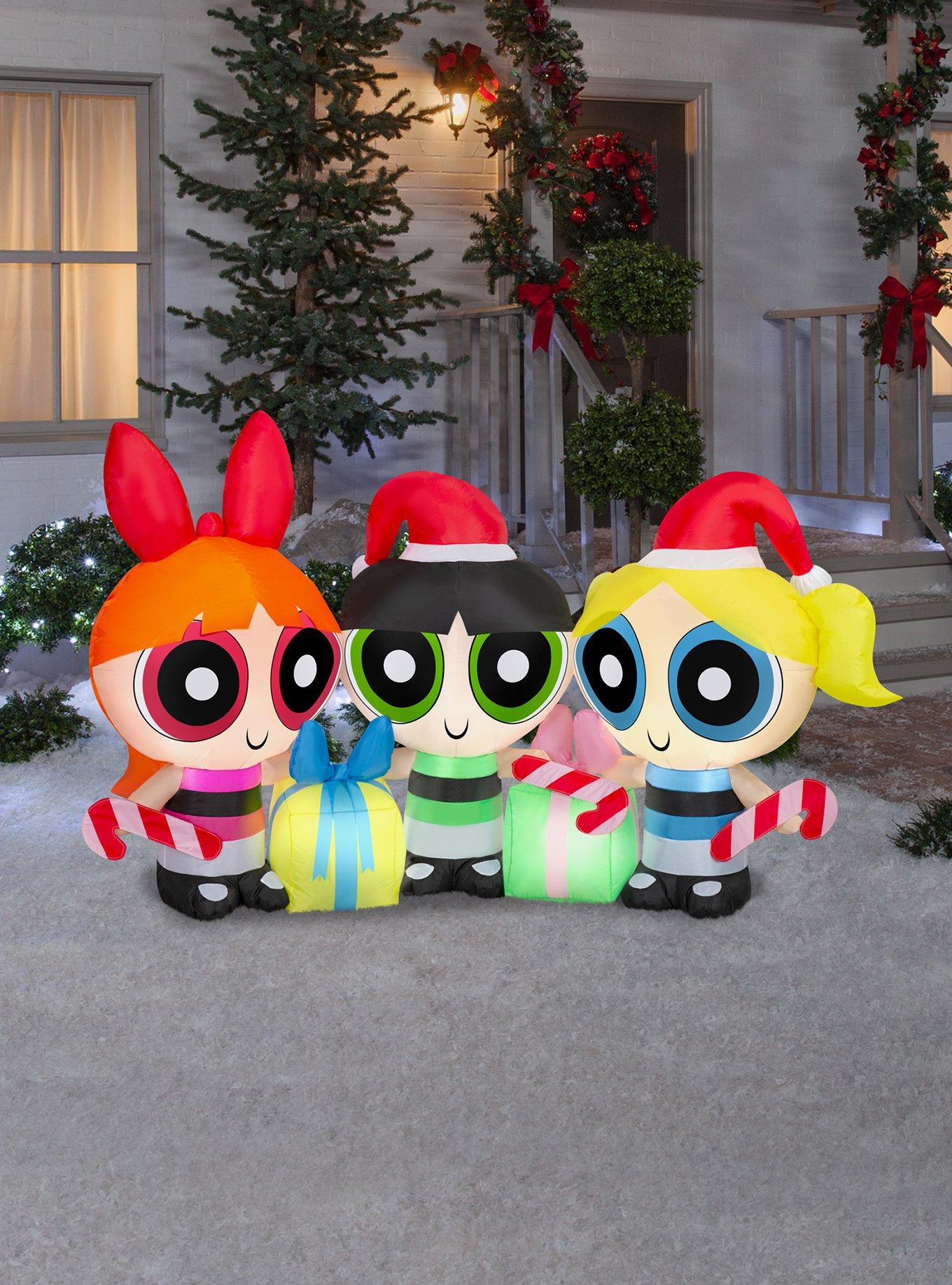 The Powerpuff Girls Stylized Blossom Bubbles Buttercup Scene Airblown, , alternate - view 2