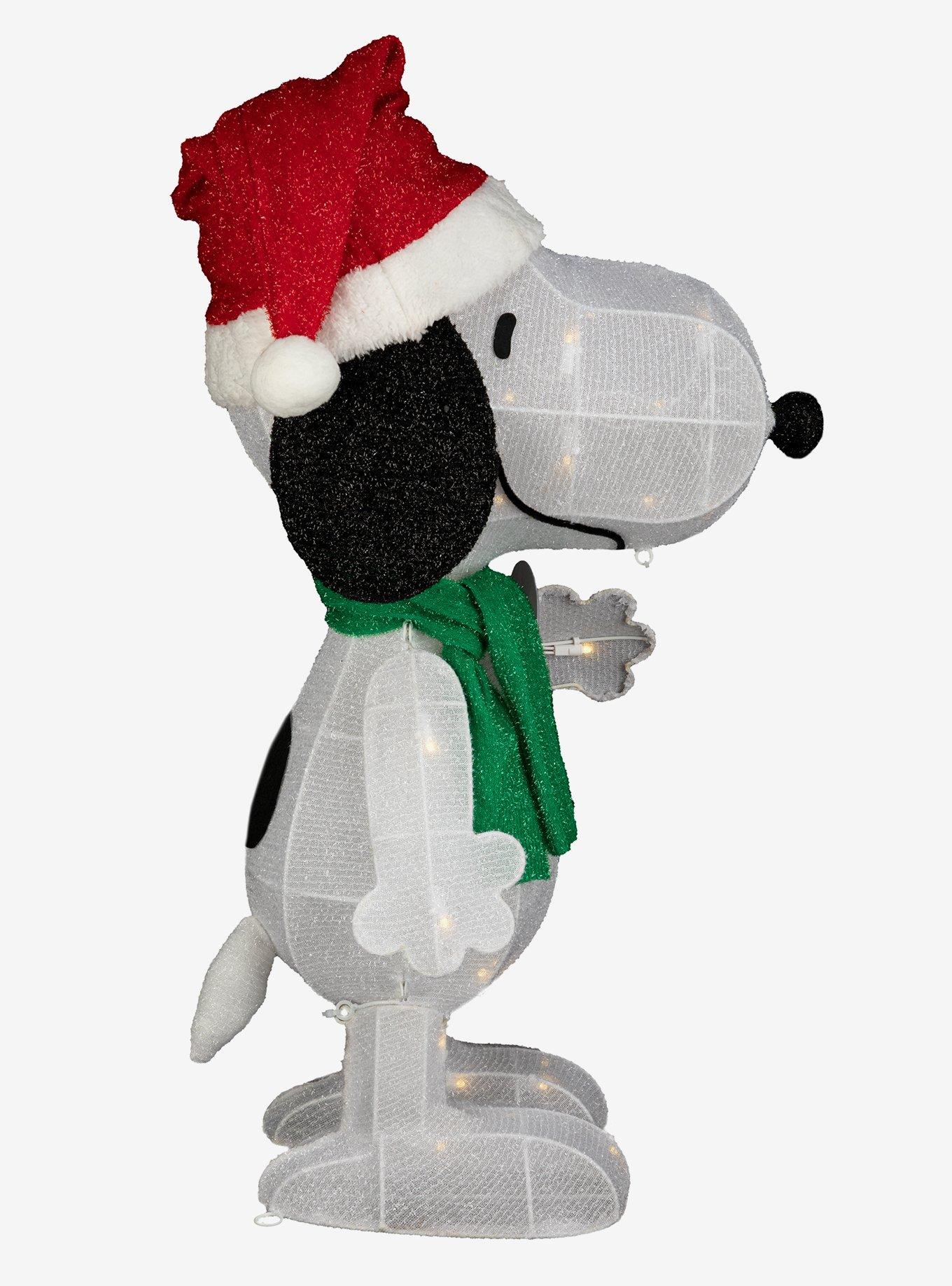 Peanuts Snoopy 48" 3D Lighted Tinsel Sculpture, , alternate - view 2