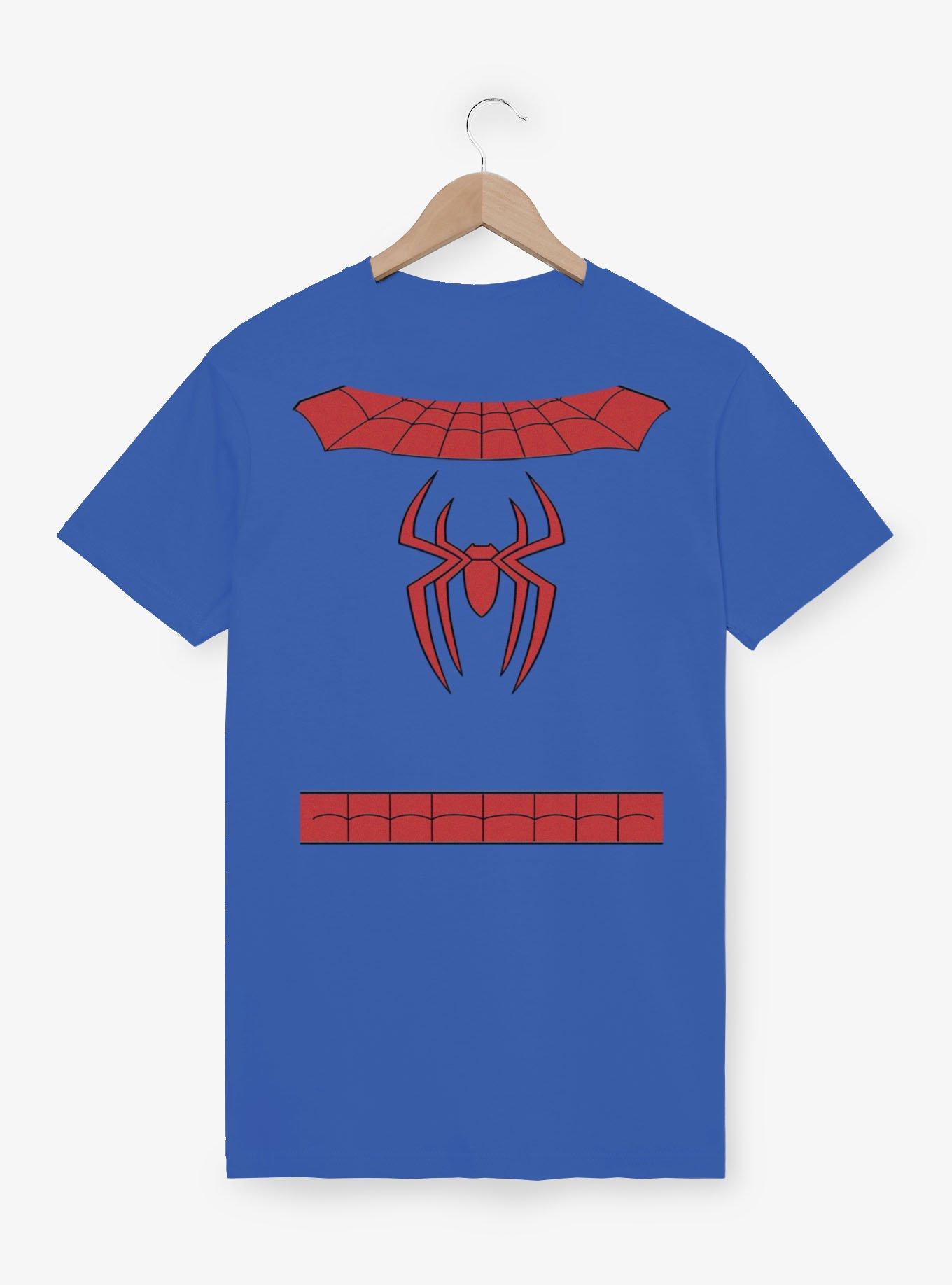 Marvel Spider-Man Brand New Day Costume Front And Back T-Shirt, ROYAL, alternate - view 3