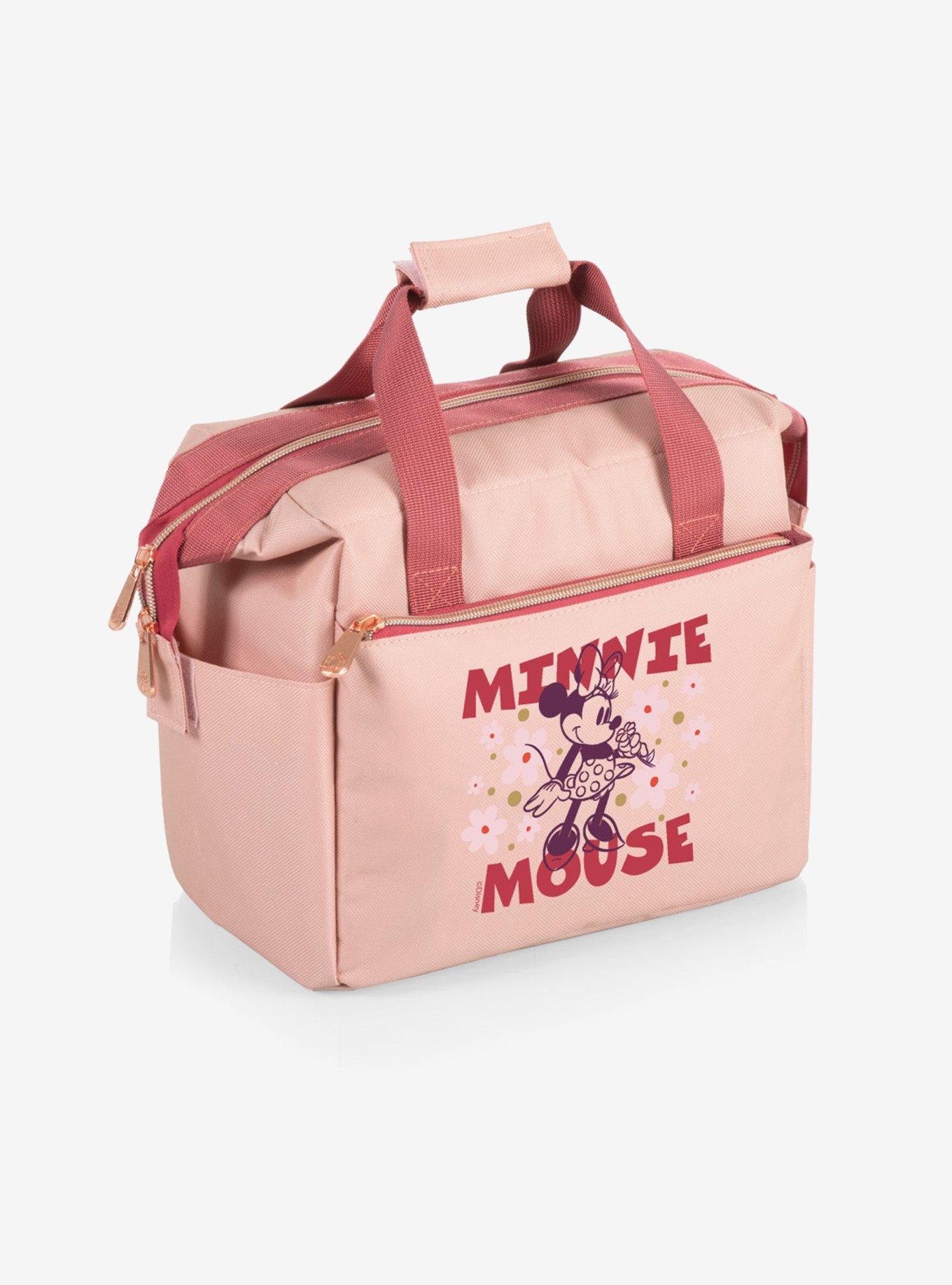 Disney Minnie Mouse Pink Floral On The Go Lunch Bag Cooler Pink, , alternate - view 2