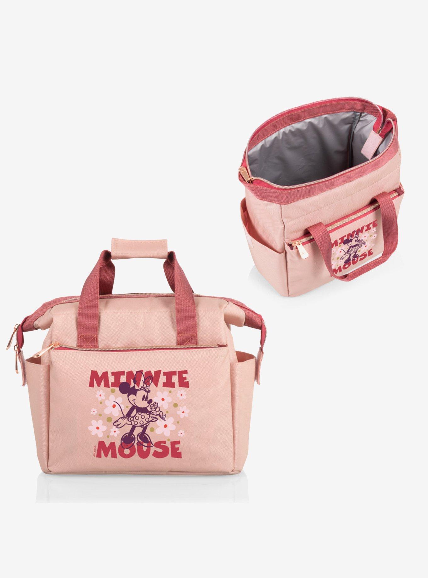 Disney Minnie Mouse Pink Floral On The Go Lunch Bag Cooler Pink, , alternate - view 3