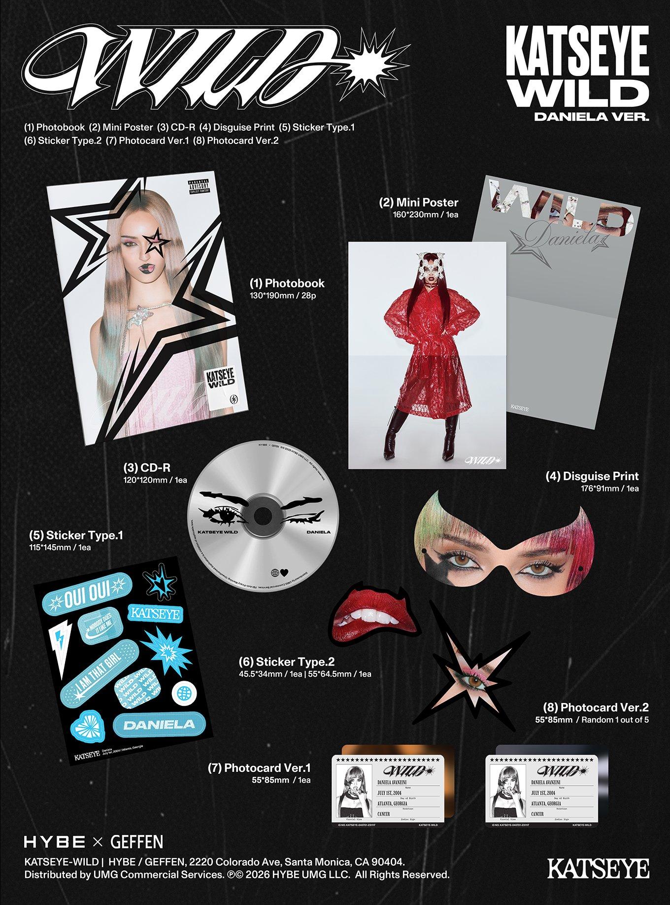 KATSEYE WILD (Daniela Ver.) CD, , alternate - view 3