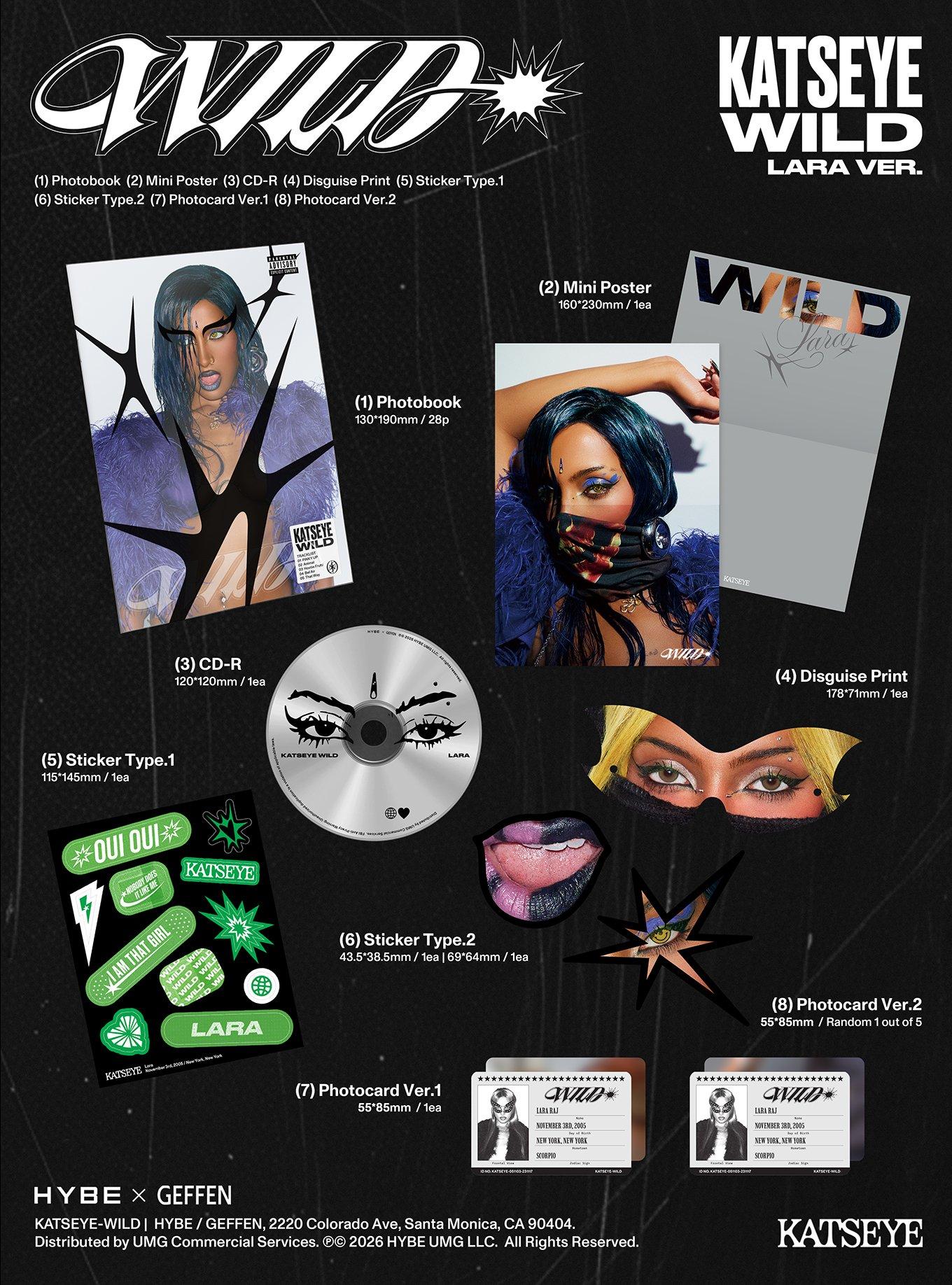 KATSEYE WILD (Lara Ver.) CD, , alternate - view 3