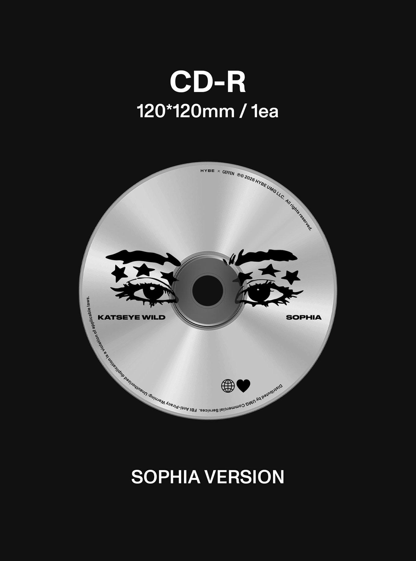 KATSEYE WILD (Sophia Ver.) CD, , alternate - view 2