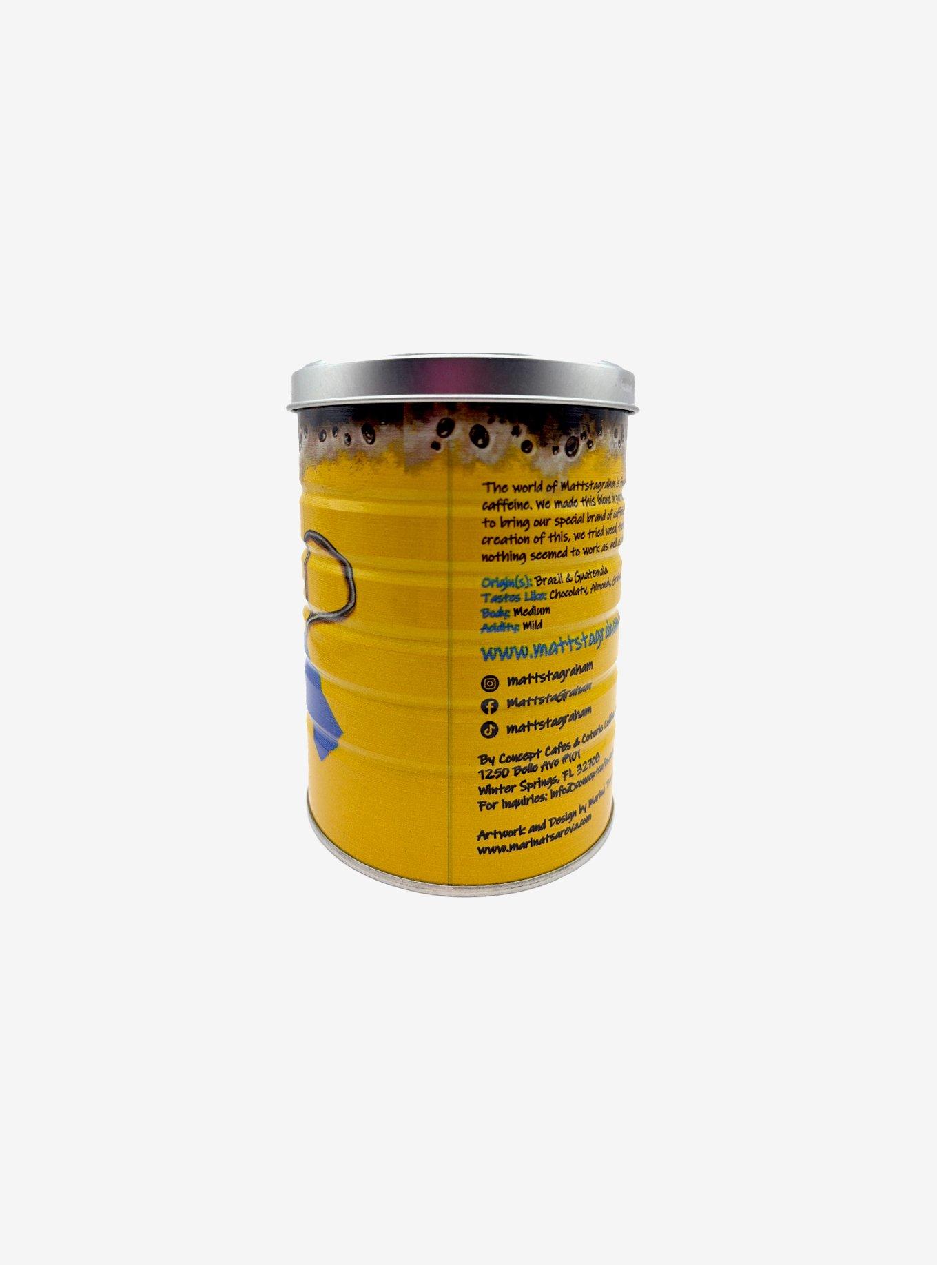 Mattstagraham Yellow Paint Coffee Tin, MULTI, alternate - view 2