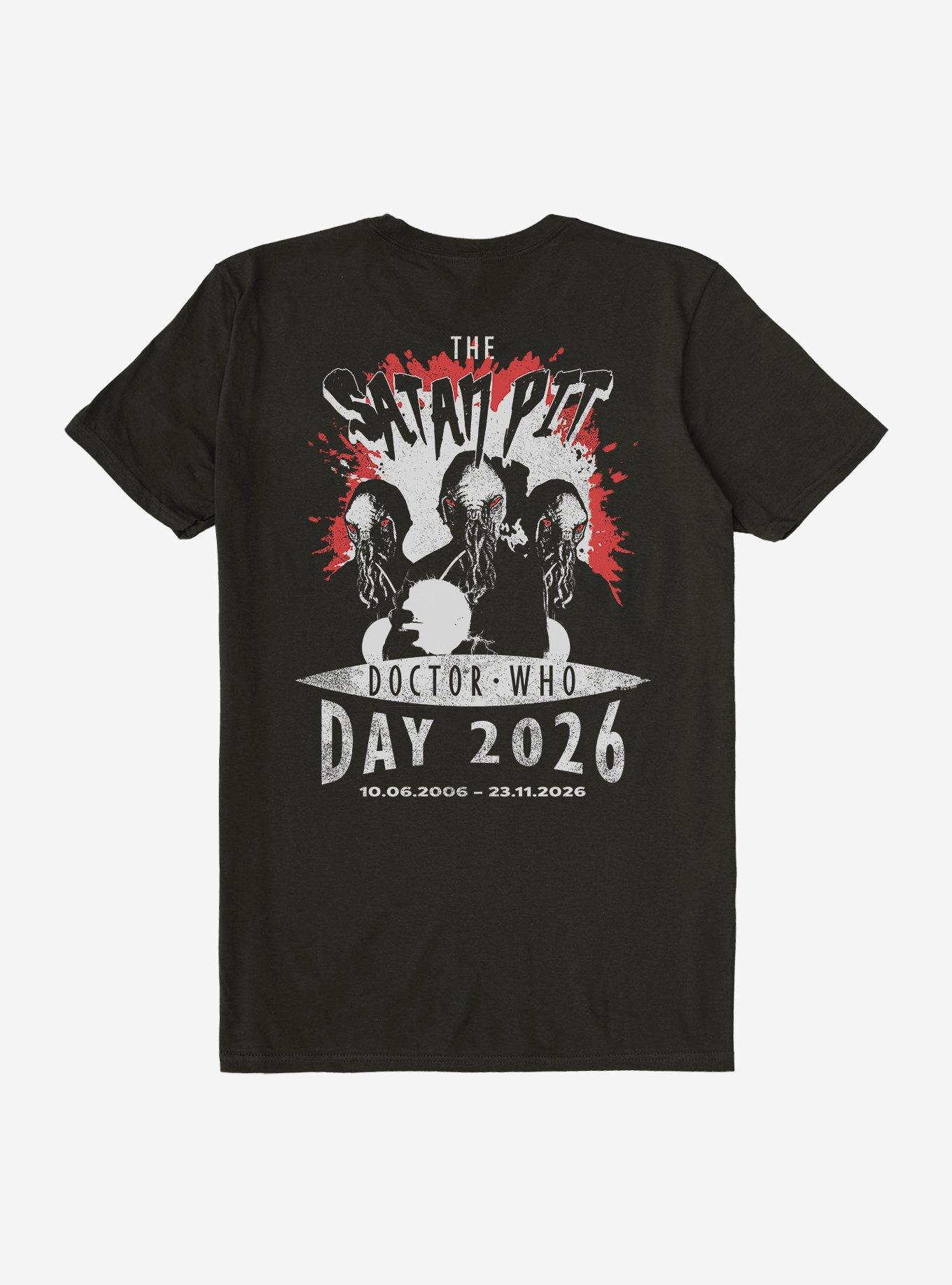Dr. Who Day 2026 The Impossible Planet The Satan Pit T-Shirt, BLACK, alternate - view 2