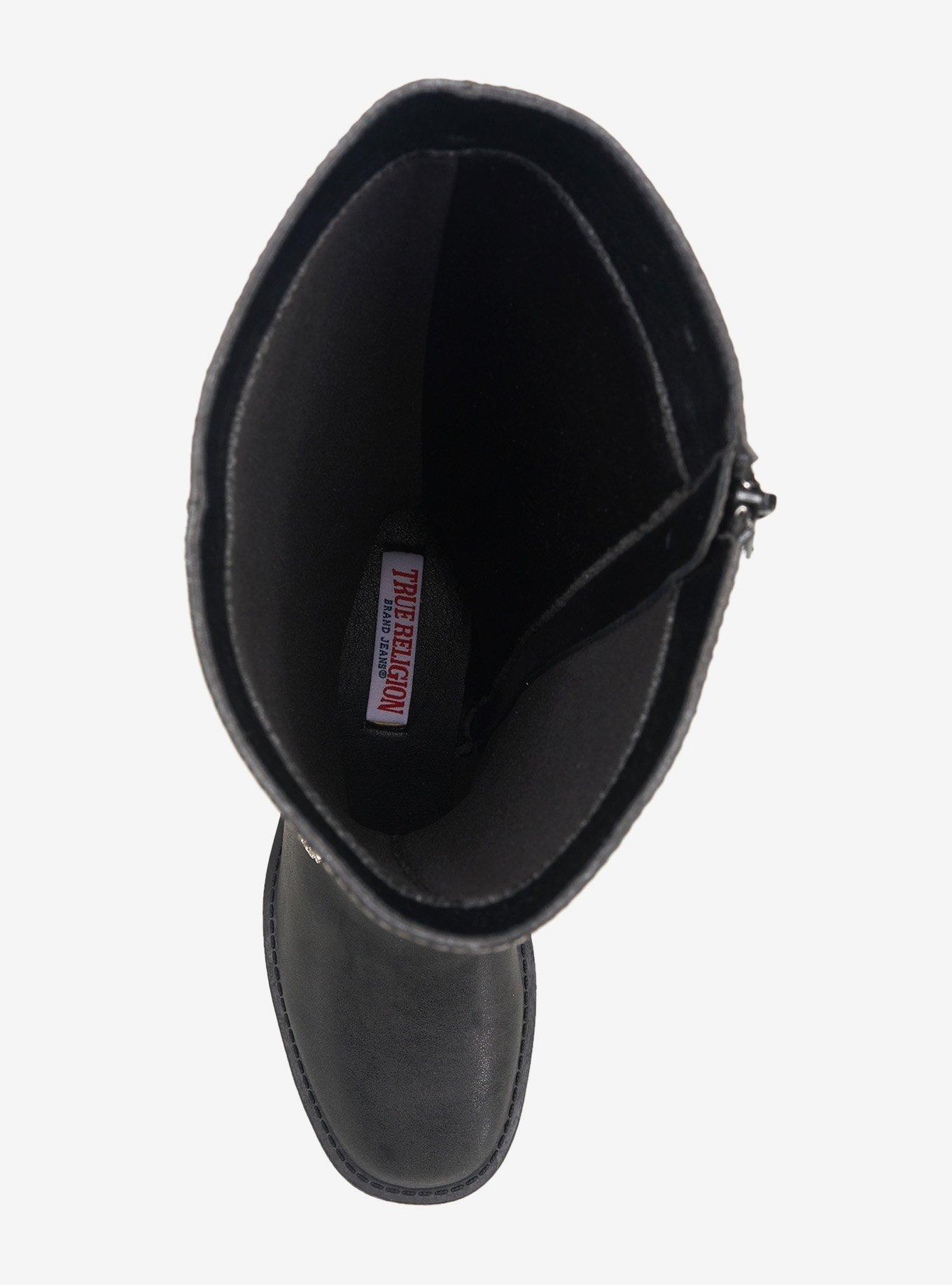 Kehlani Bling Logo Boot Black, BLACK, alternate - view 5