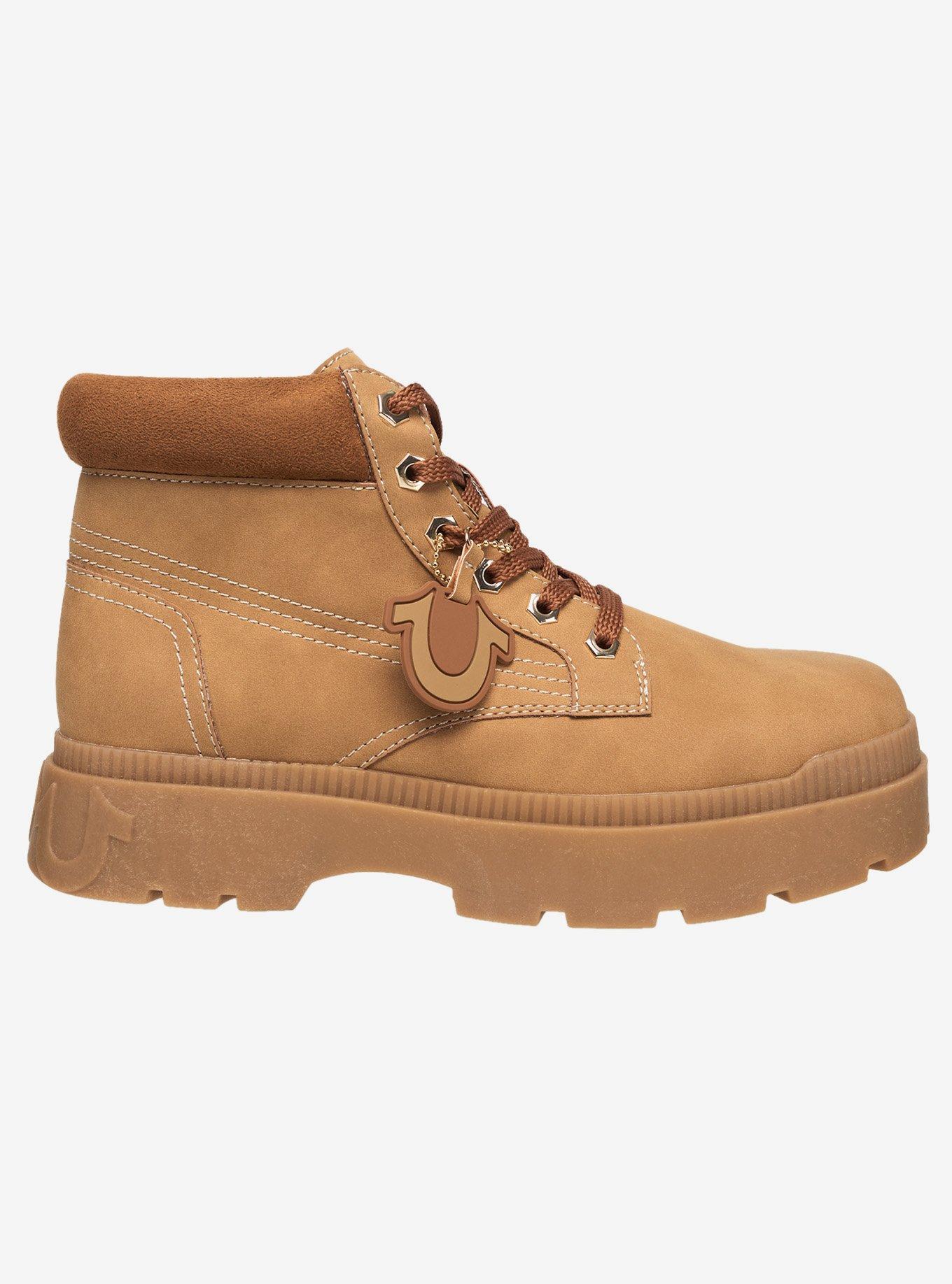 Brent Faux Suede Work Boot Tan, BEIGE, alternate - view 2