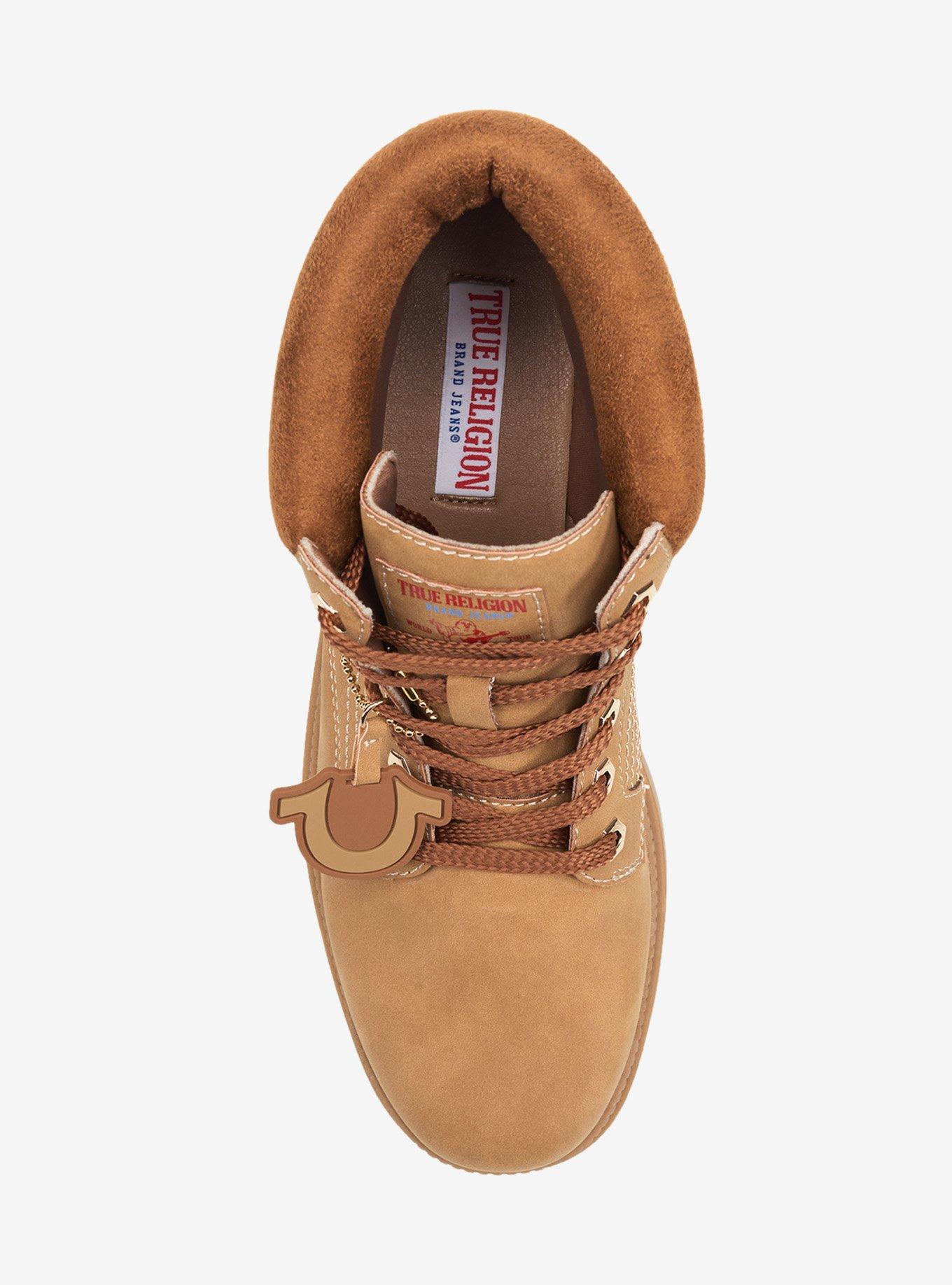 Brent Faux Suede Work Boot Tan, BEIGE, alternate - view 5