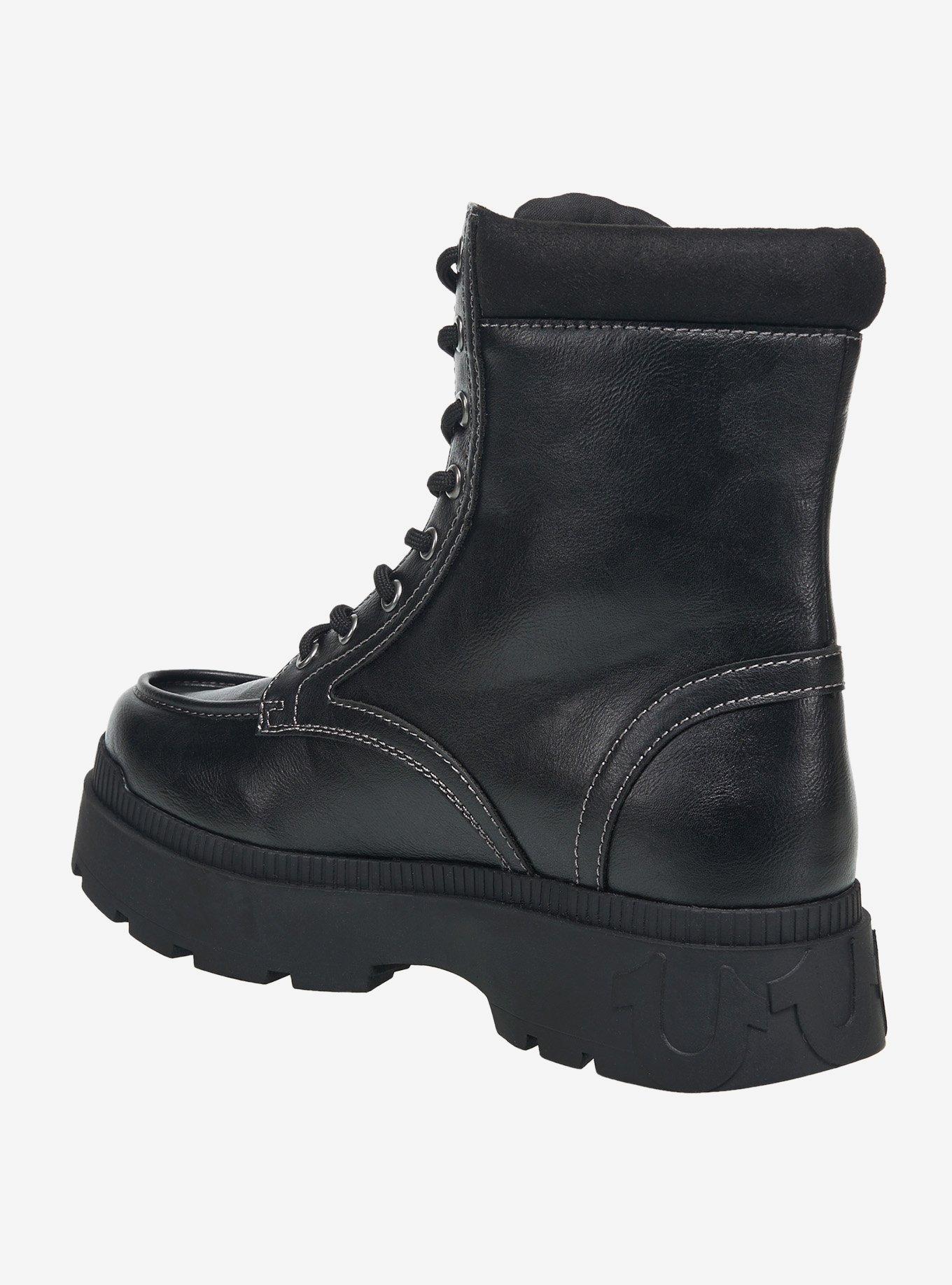 Weeknd Moc Toe Boot Black, BLACK, alternate - view 3