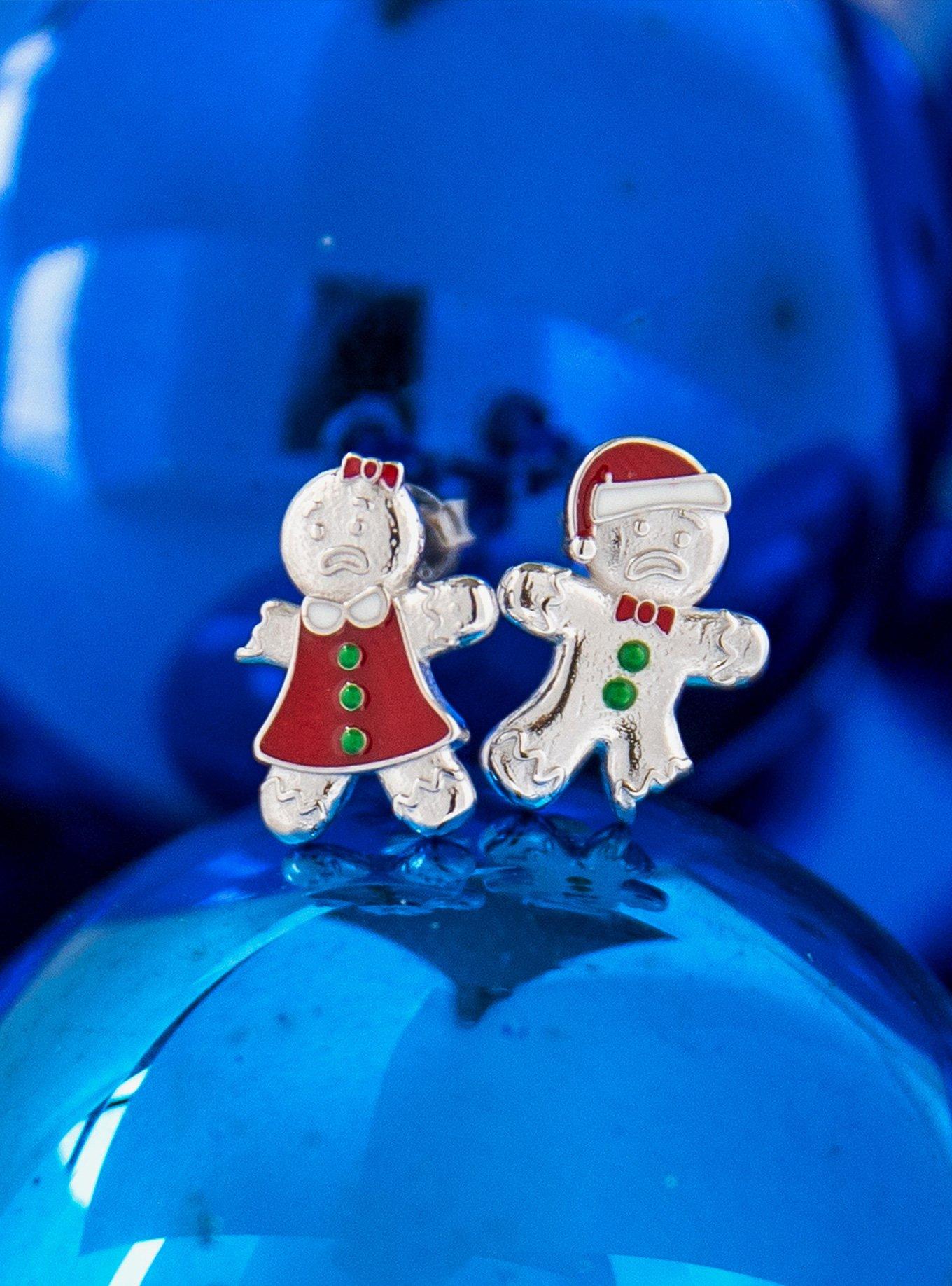 RockLove Yule-Tique Gingerbread Stud Earrings, , alternate - view 5