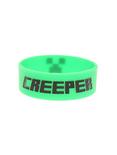 Jinx Minecraft Creeper Rubber Bracelet, , alternate
