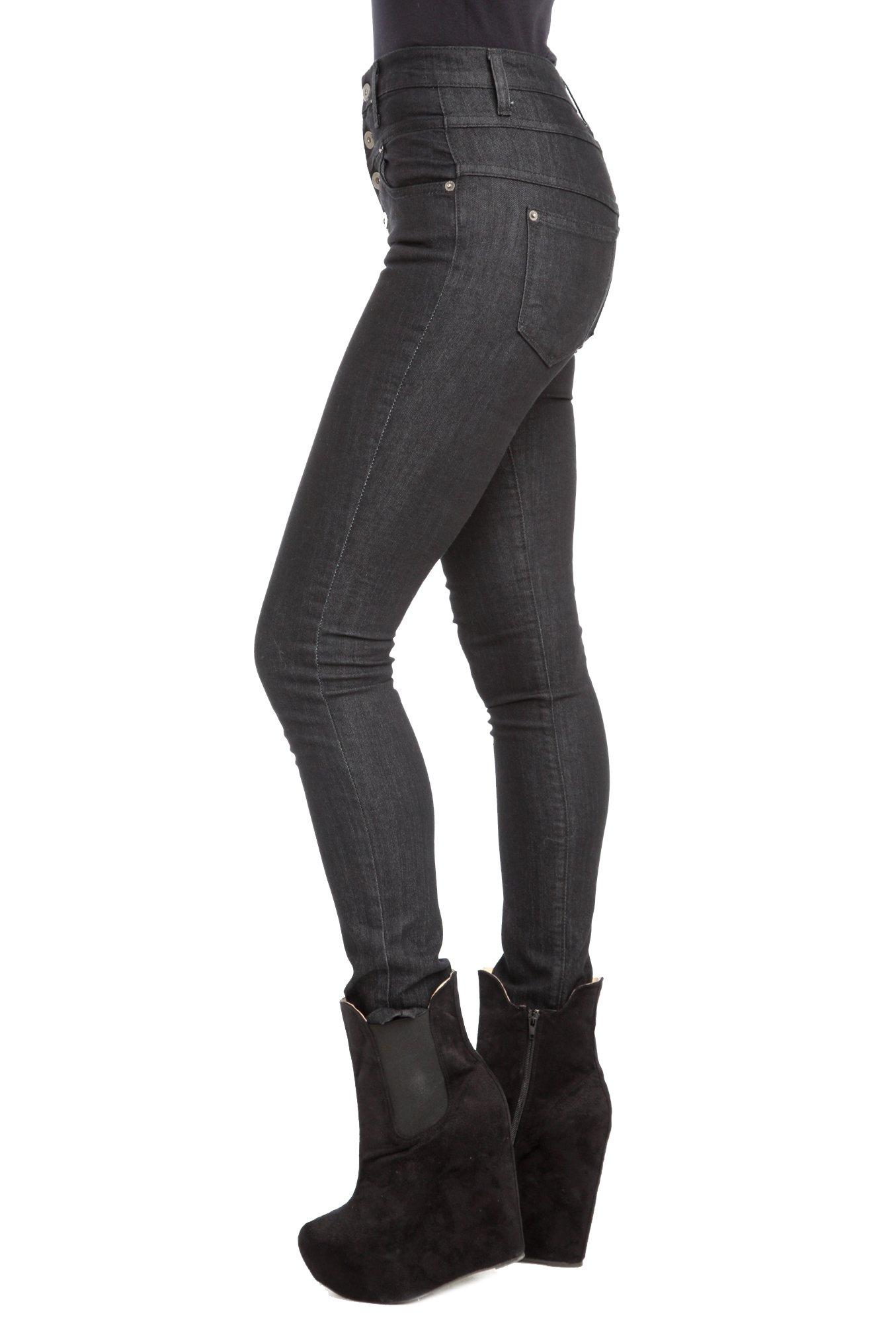 Judy Blue Black High-Waisted Skinny Jeans, , alternate