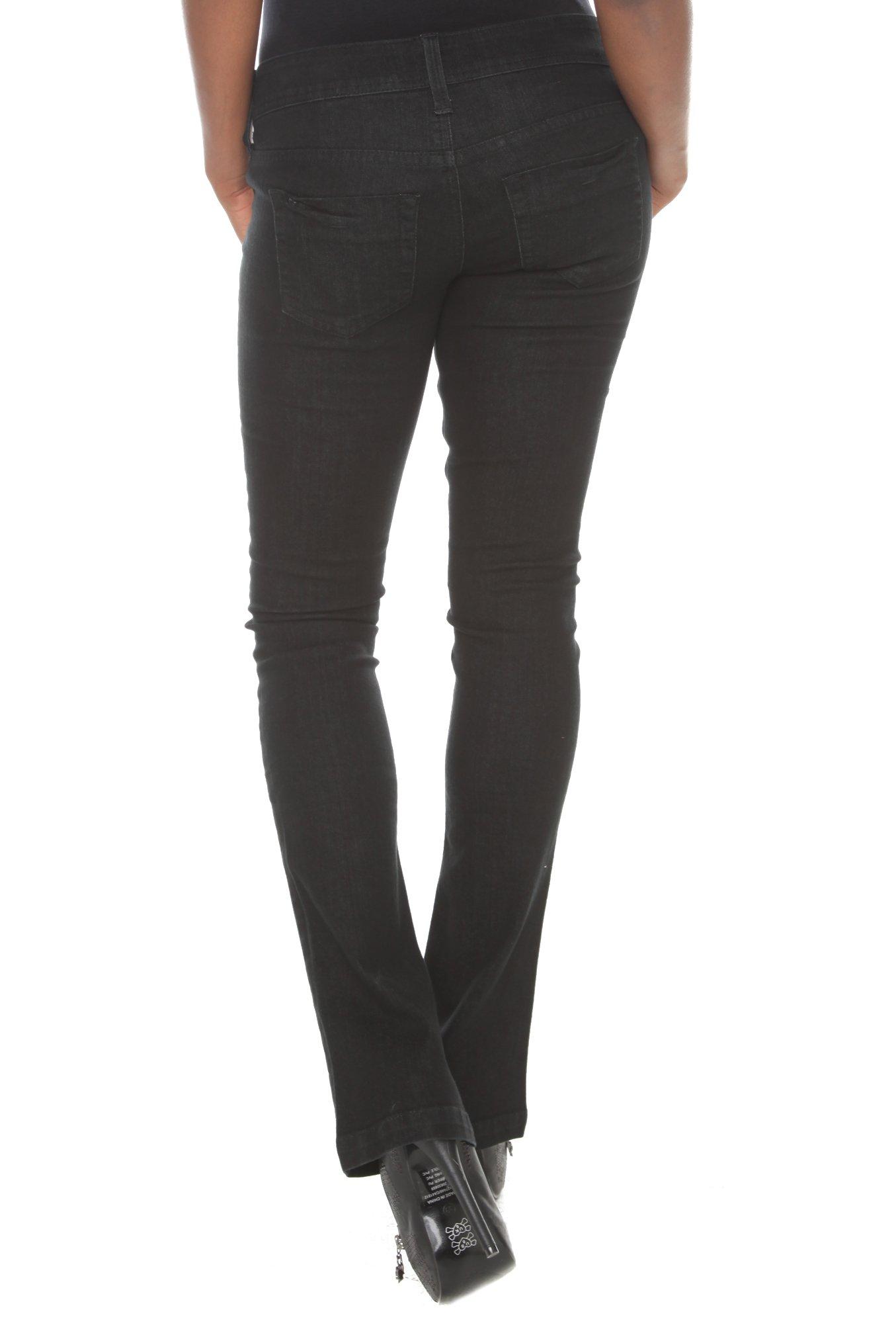 LOVEsick Black Rain Rocker Boot Cut Jeans, , alternate