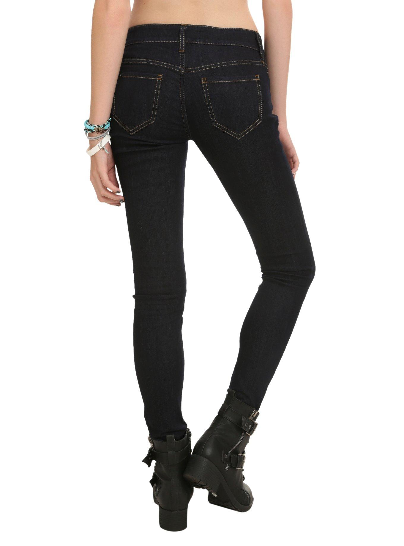 LOVEsick Indigo Skinny Jeans, DARK BLUE, alternate