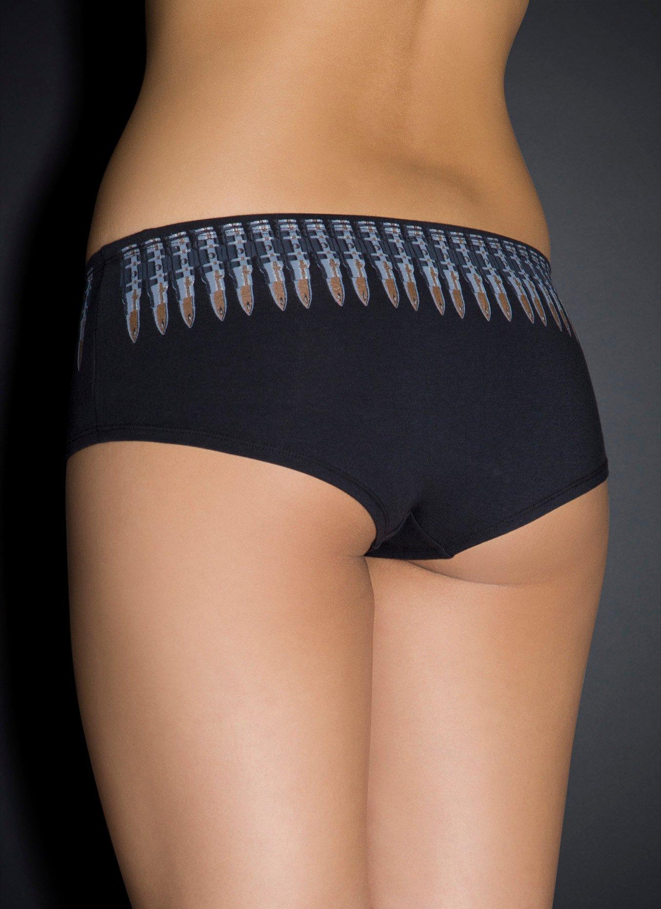 Bullet Trim Boyshort Panty, , alternate