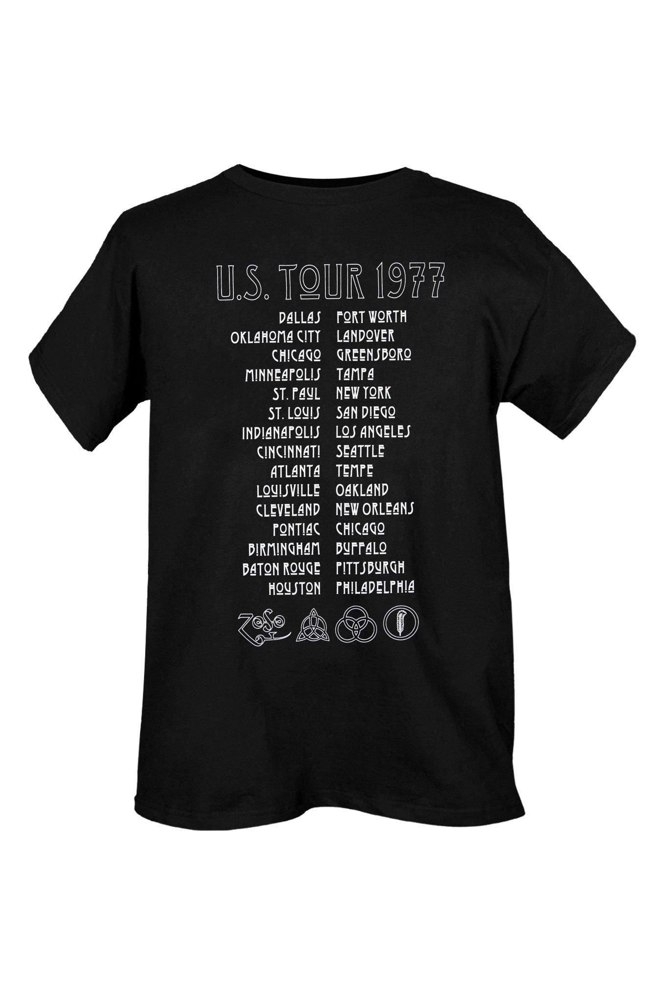 Led Zeppelin United States Of America 1977 Tour T-Shirt, , alternate