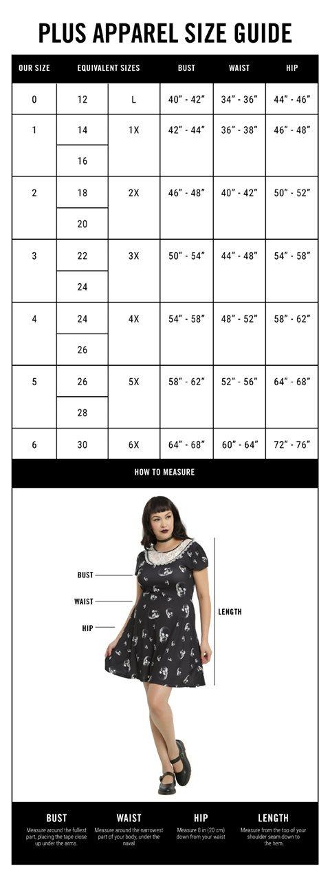 Sizing Chart & Measurement Guide – Bridal Babes