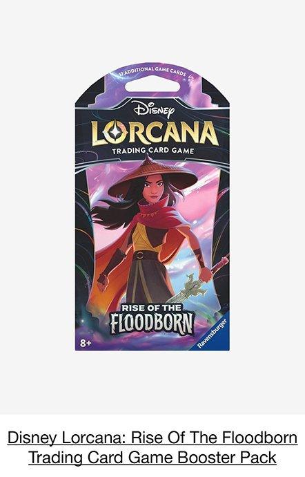 Disney Lorcana: Rise Of The Floodborn Trading Card Game Booster Pack