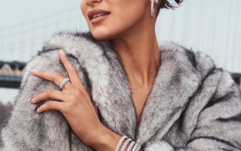 Bella Hadid wearing Michael Kors jewellery