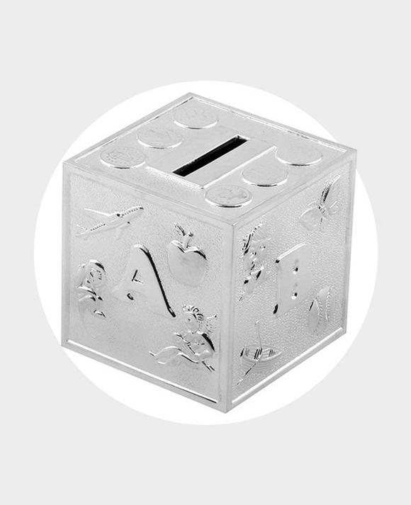 silver money box