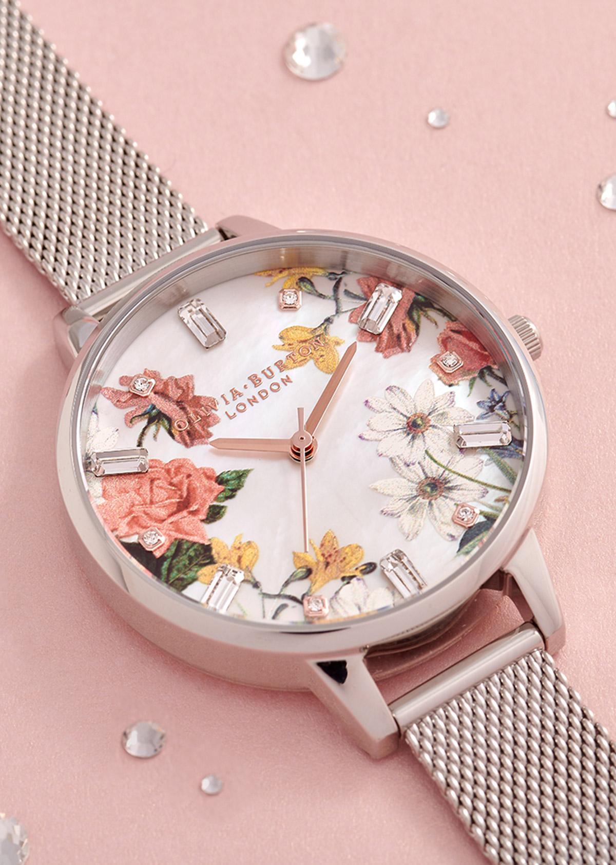 Olivia Burton floral watch