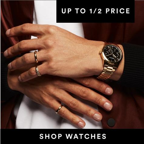 up to half price watches