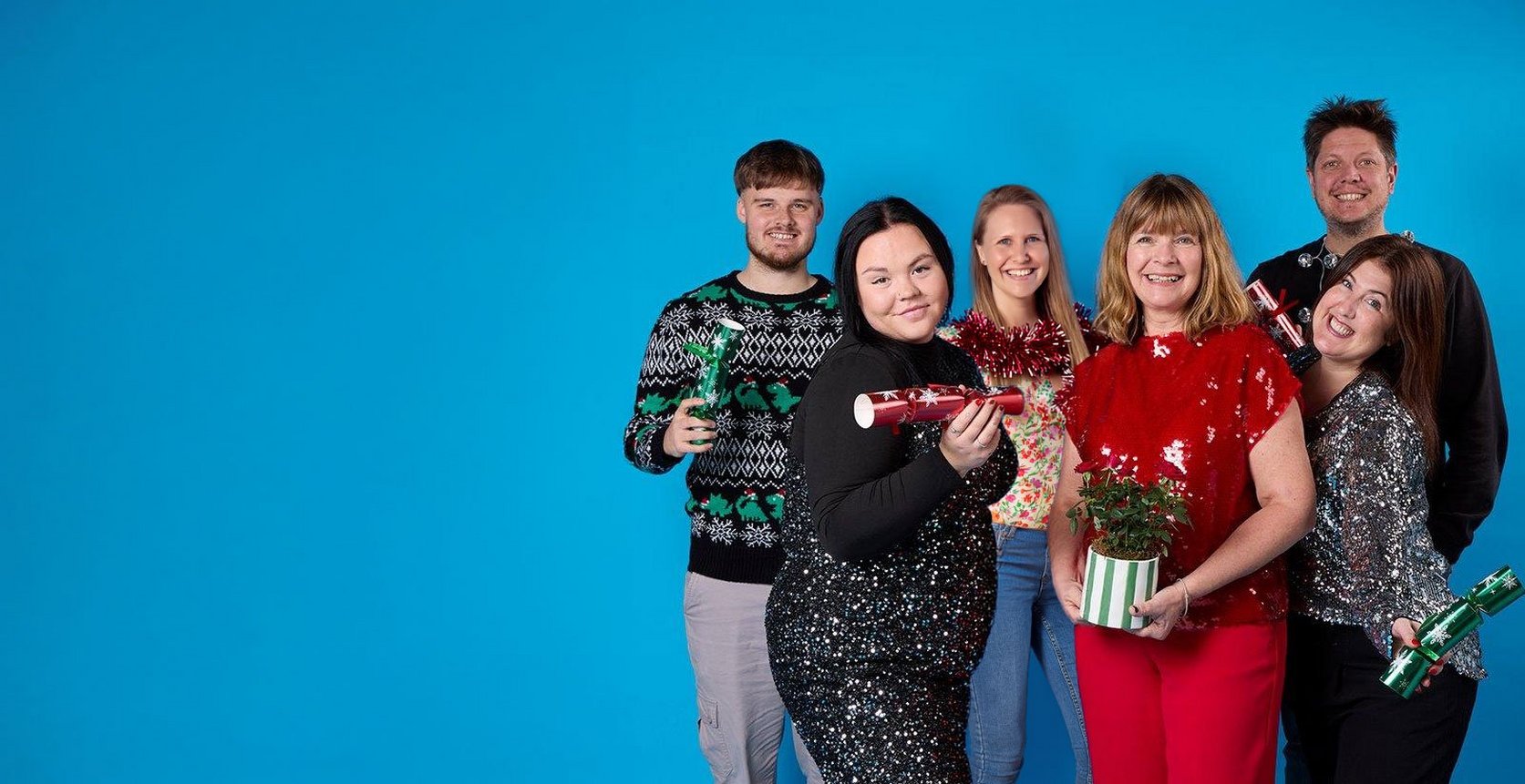 The Flying Flowers team at Christmas