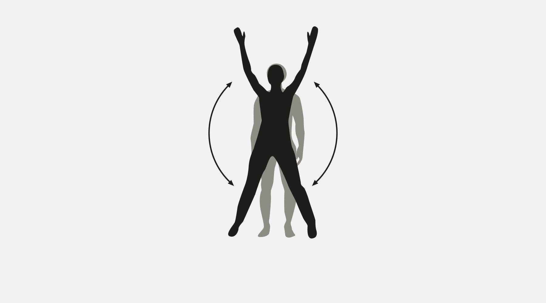 Station 2 - Jumping Jacks beim Trimm-Dich-Pfad Heilbronn