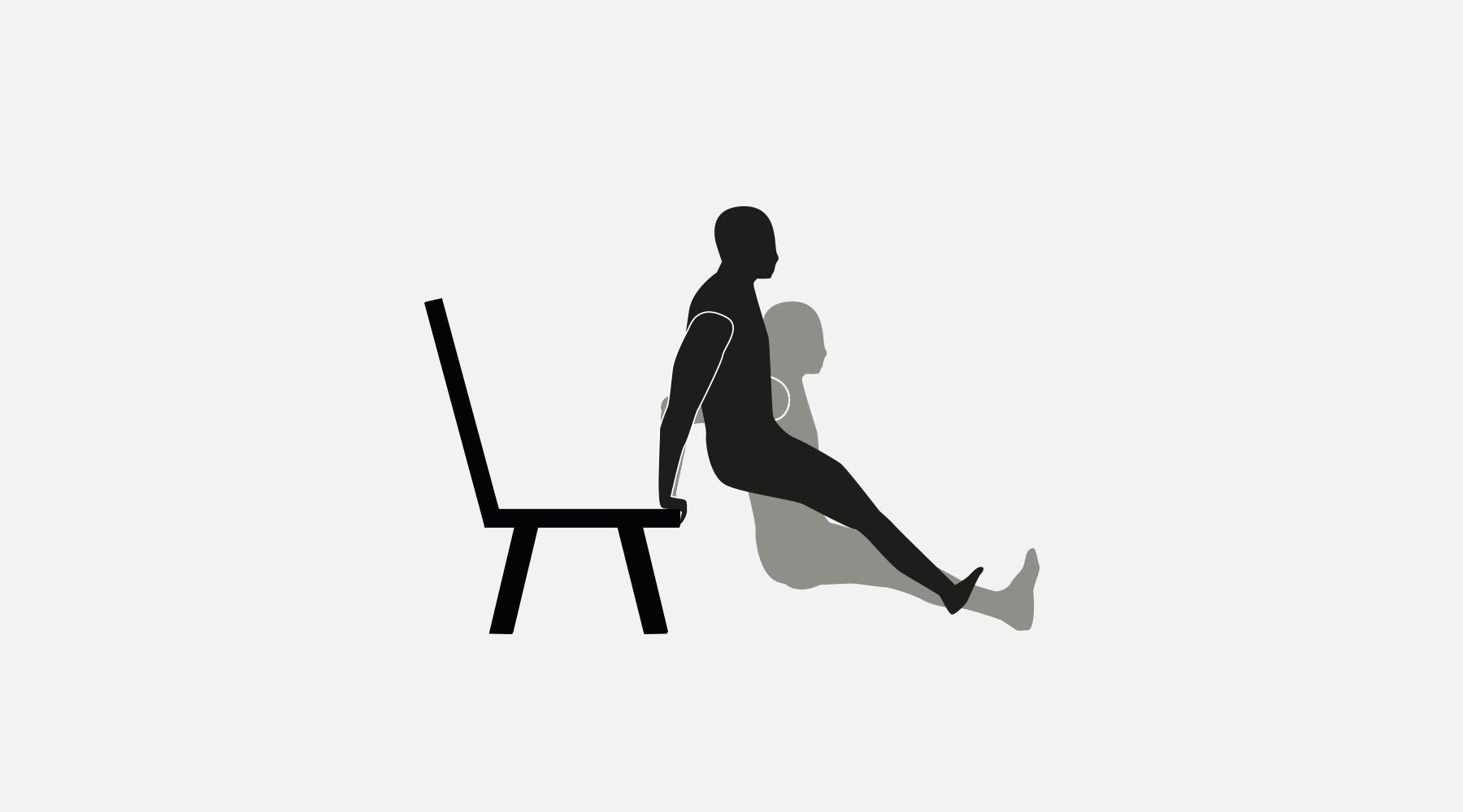 Station 12 - Dips beim Trimm-Dich-Pfad Heilbronn