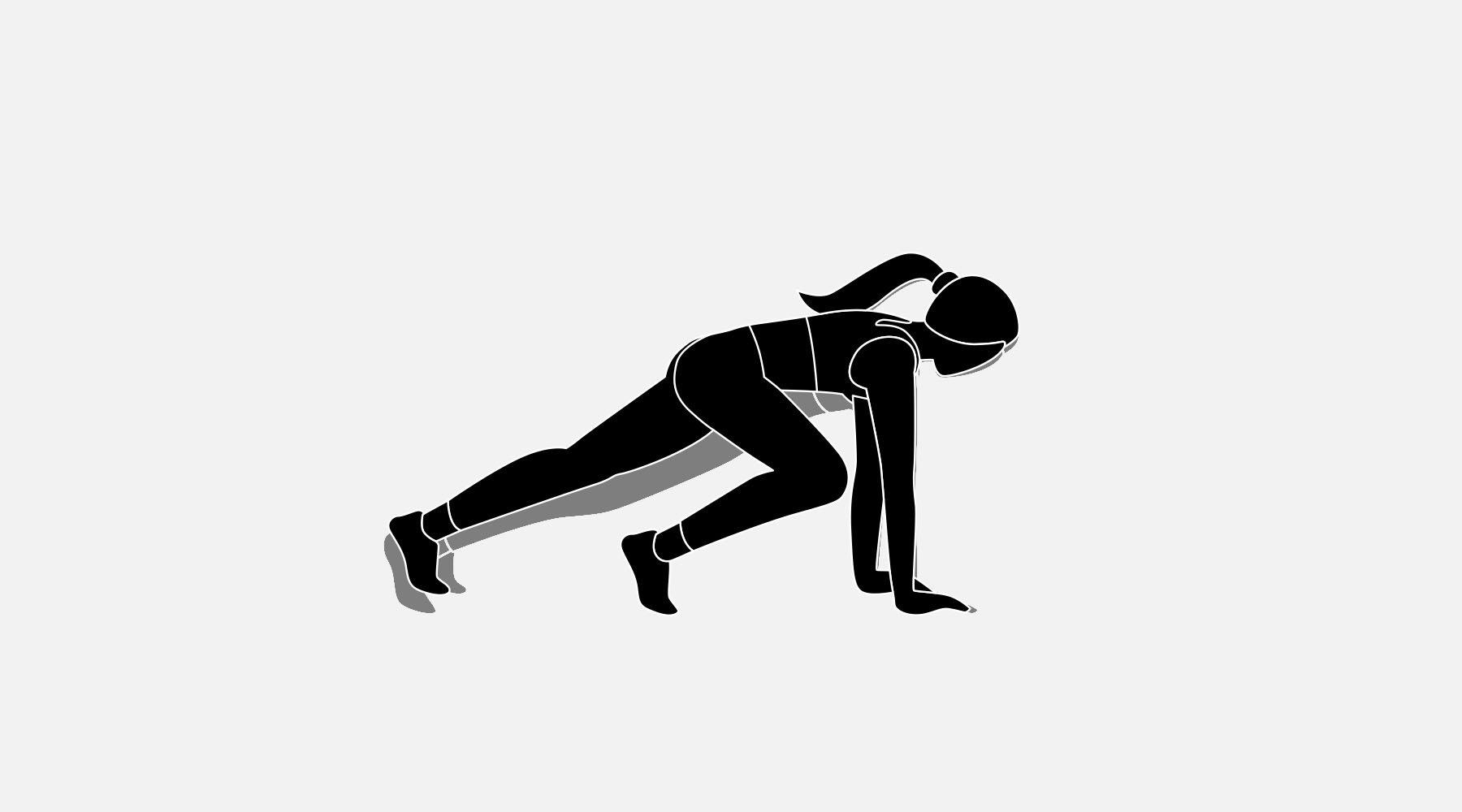 Station 13 - Mountain Climbers beim Trimm-Dich-Pfad Heilbronn