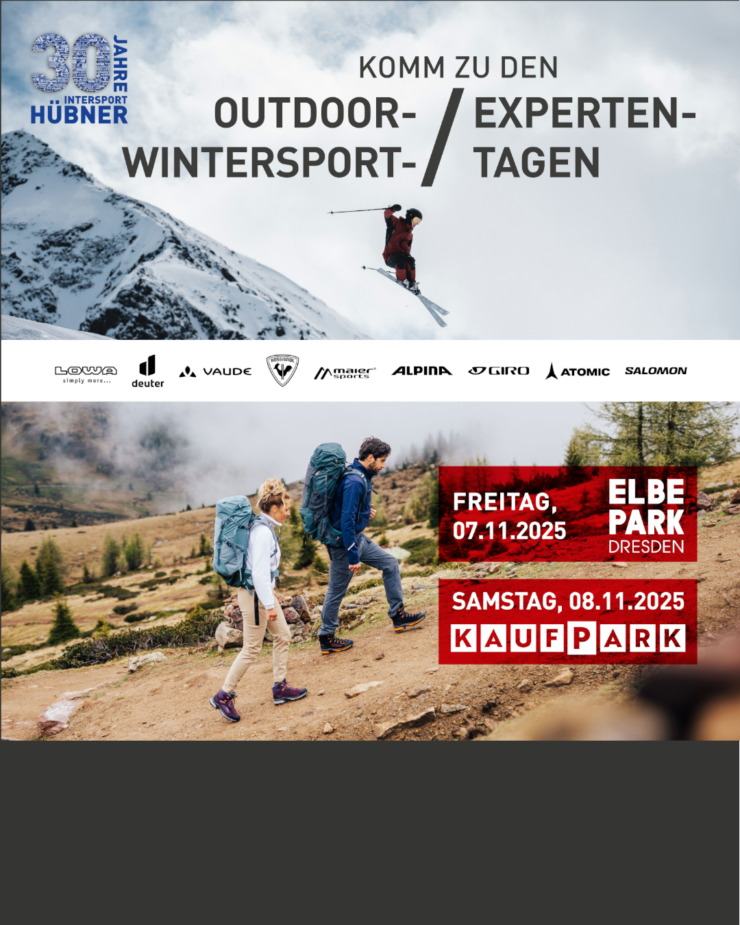 Outdoor-& Wintersport Expertentage in Dresden 07.+08.11.