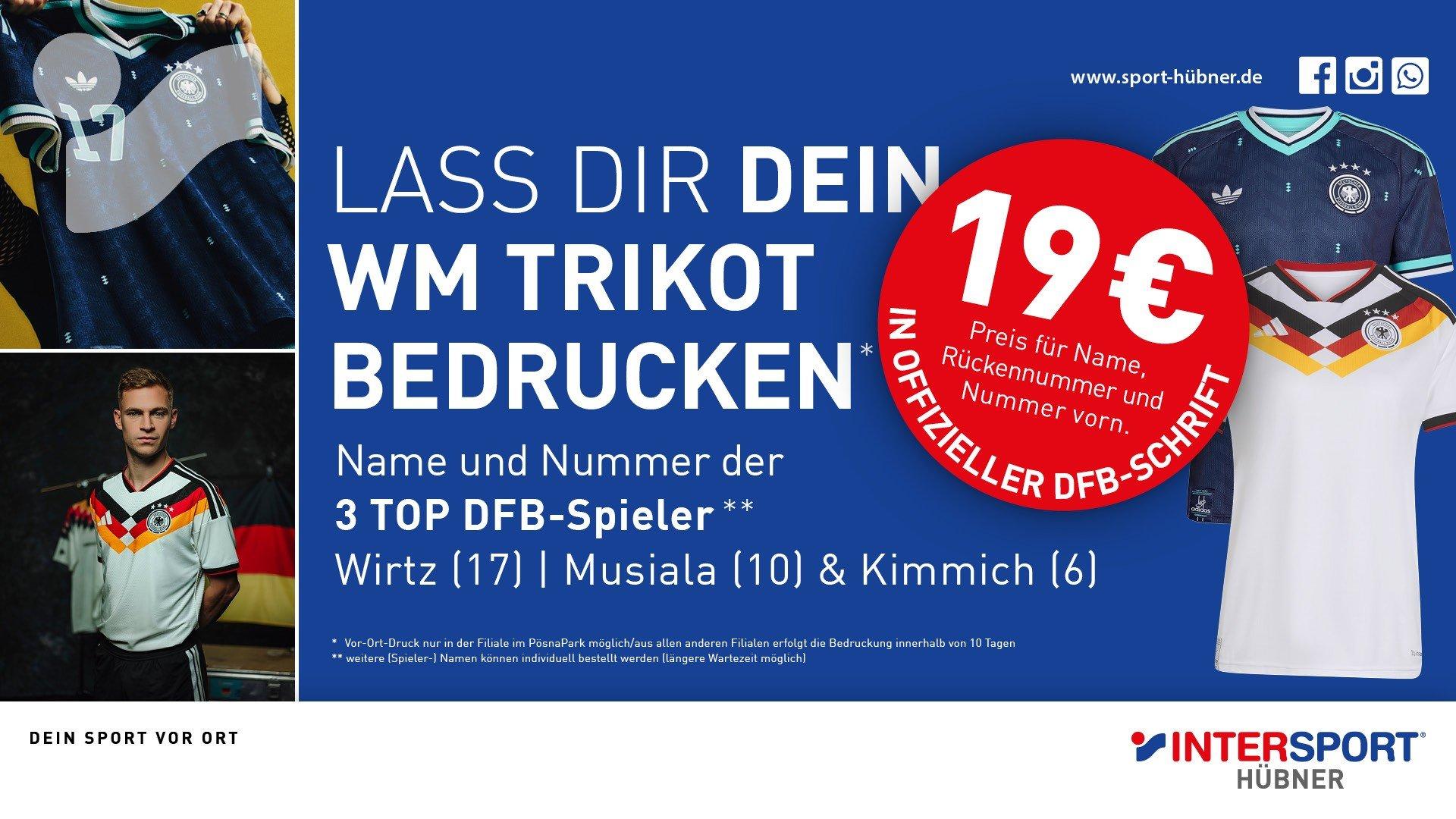 DFB Original Bedruckung jetzt beim Trikotkauf