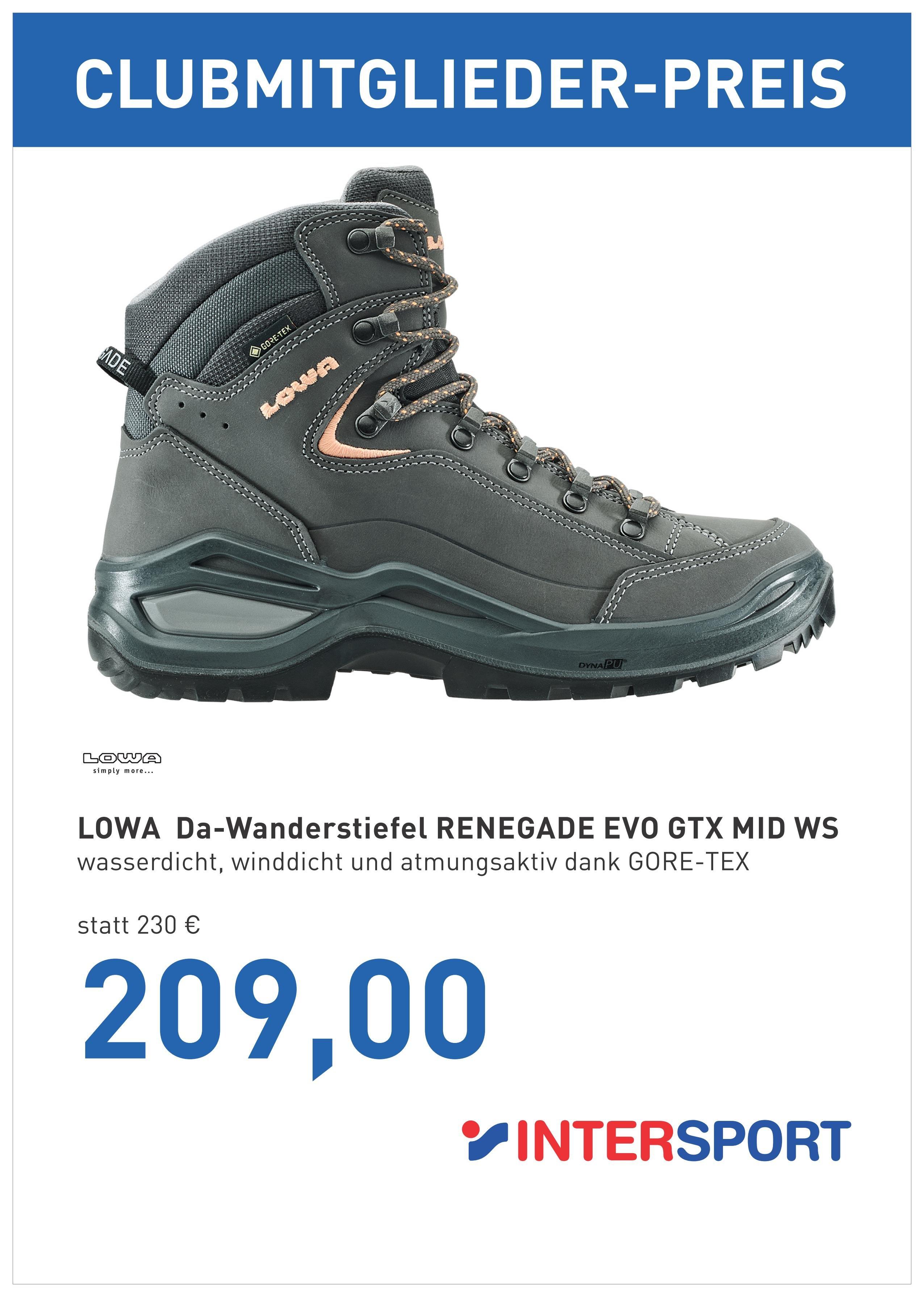 LOWA Wanderstiefel Renegade EVO GTX