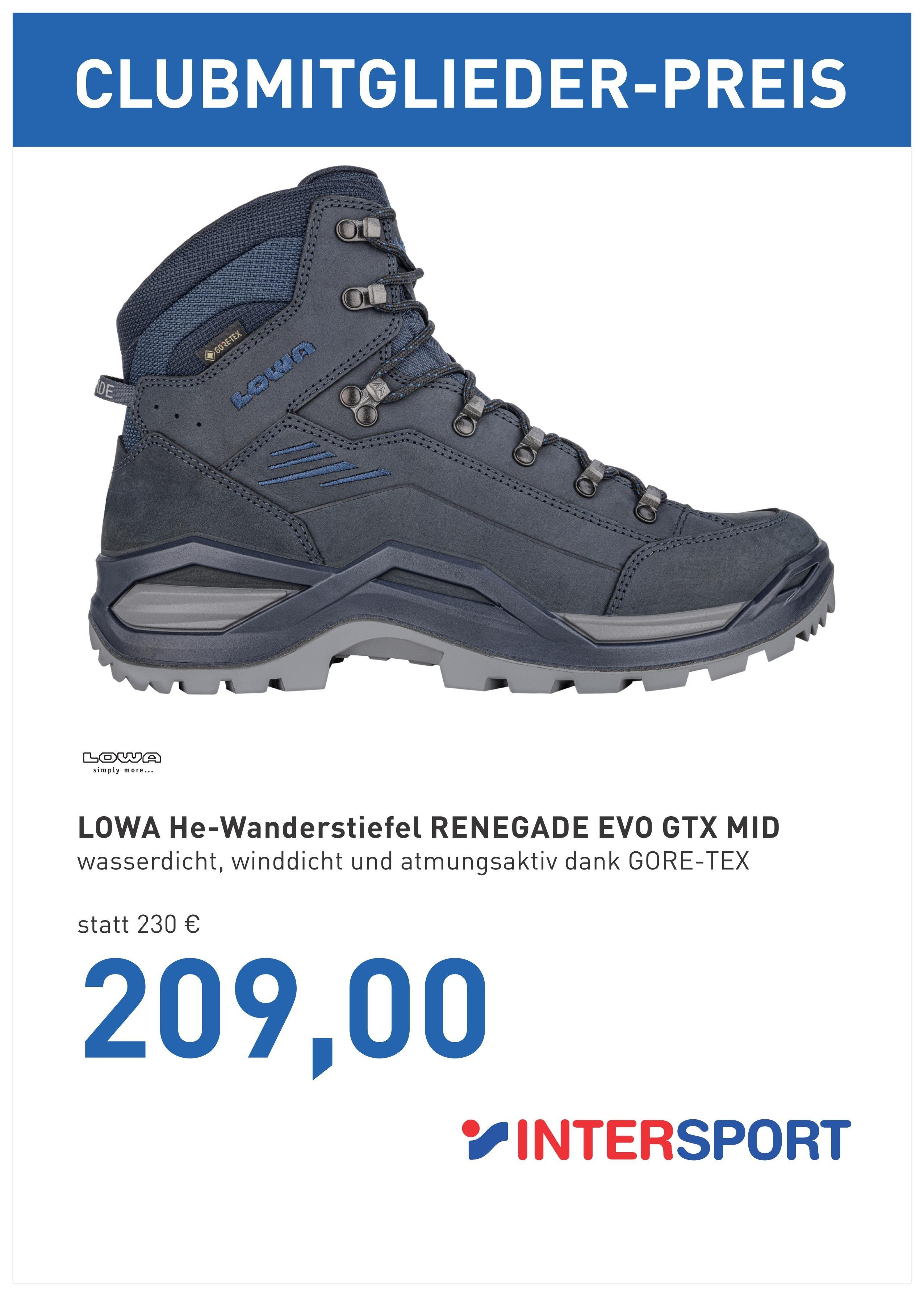 LOWA Wanderstiefel Renegade EVO GTX