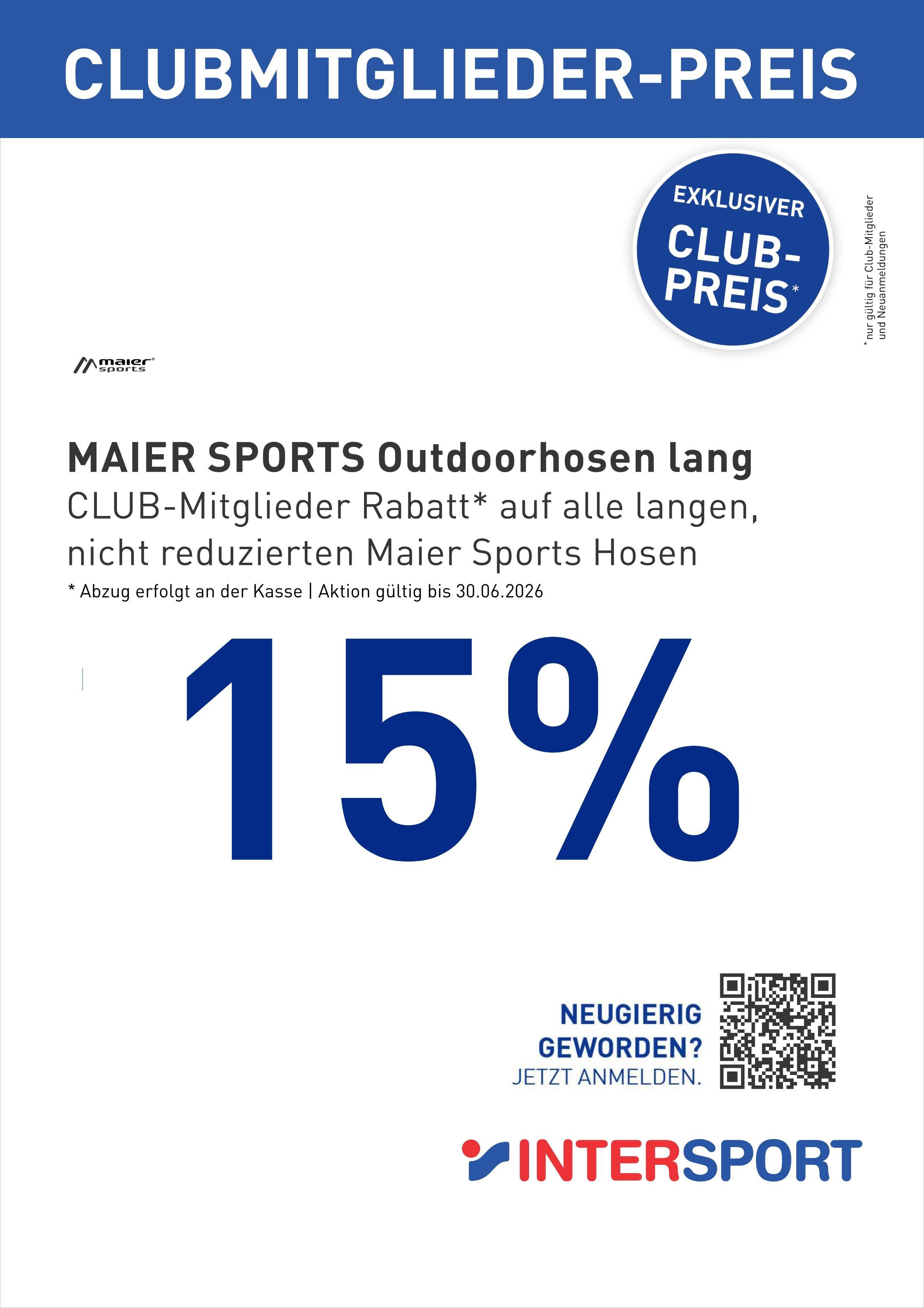 MaierSports Aktion 15%