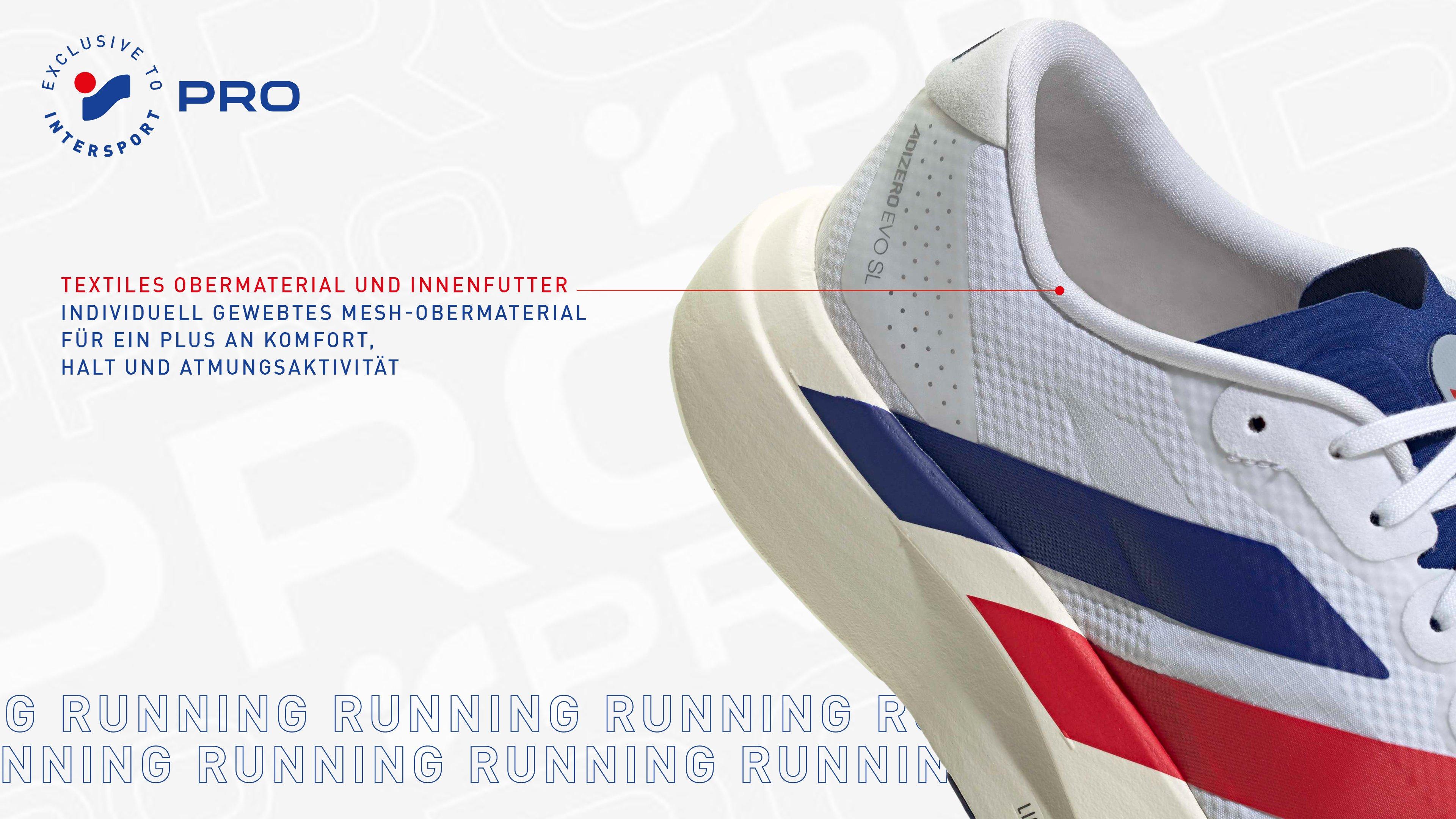 adidas EVO SL OBERMATERIAL UND PASSFORM