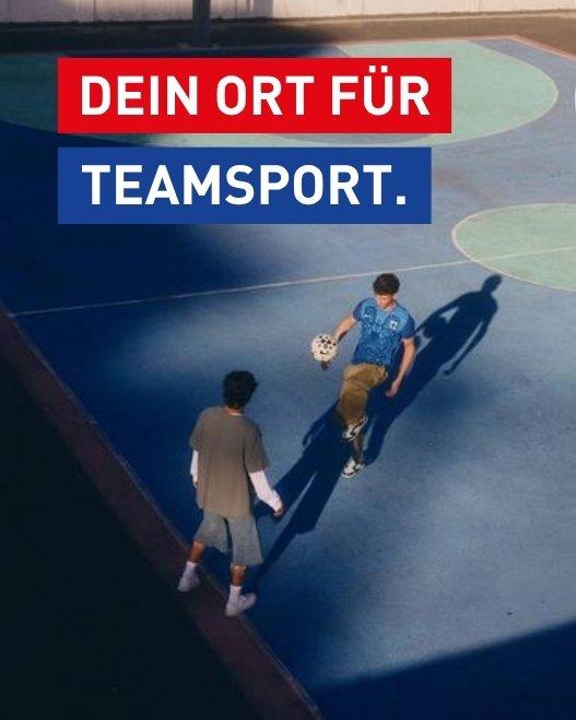 Dein Ort für Teamsport.